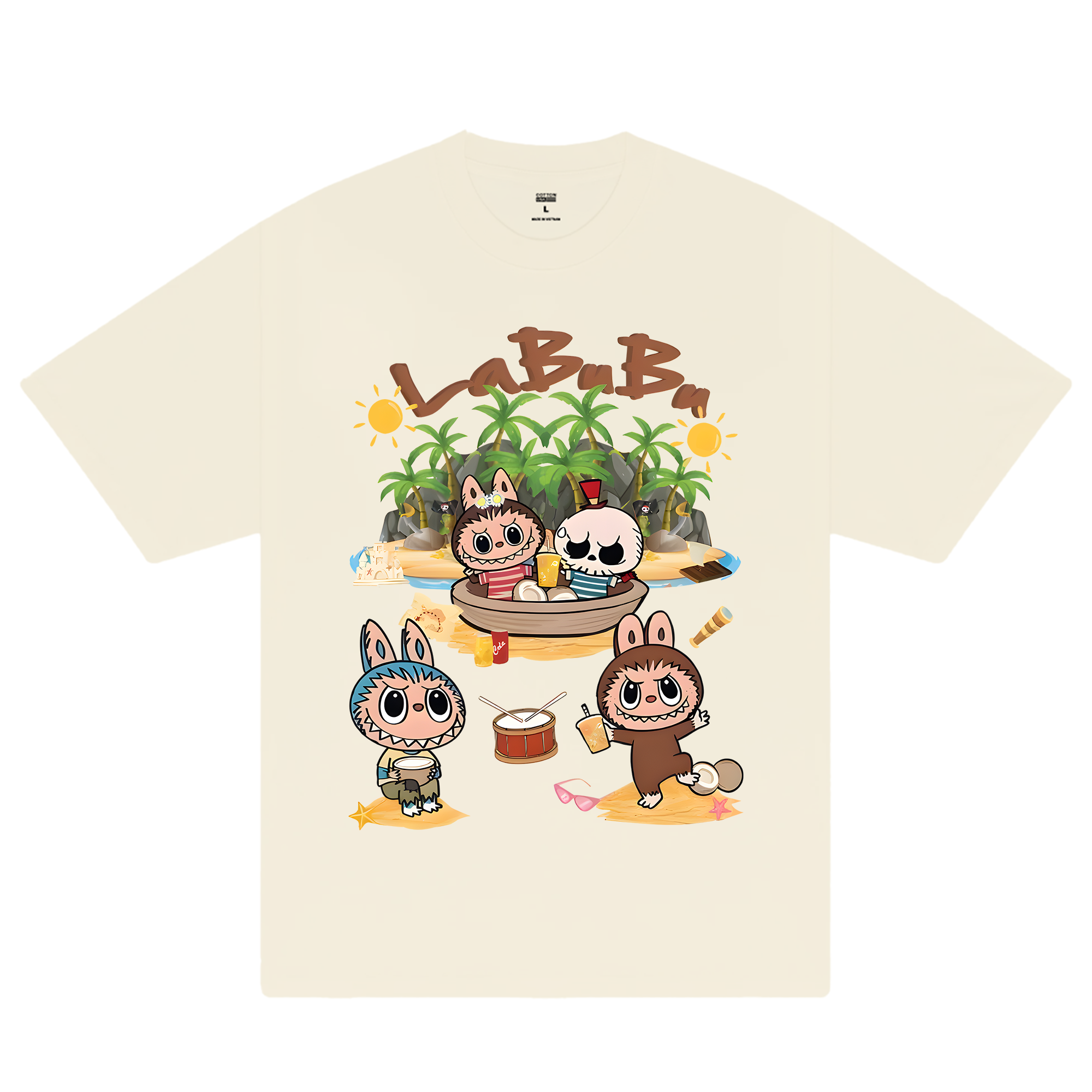 Labubu Summer Beach T-Shirt