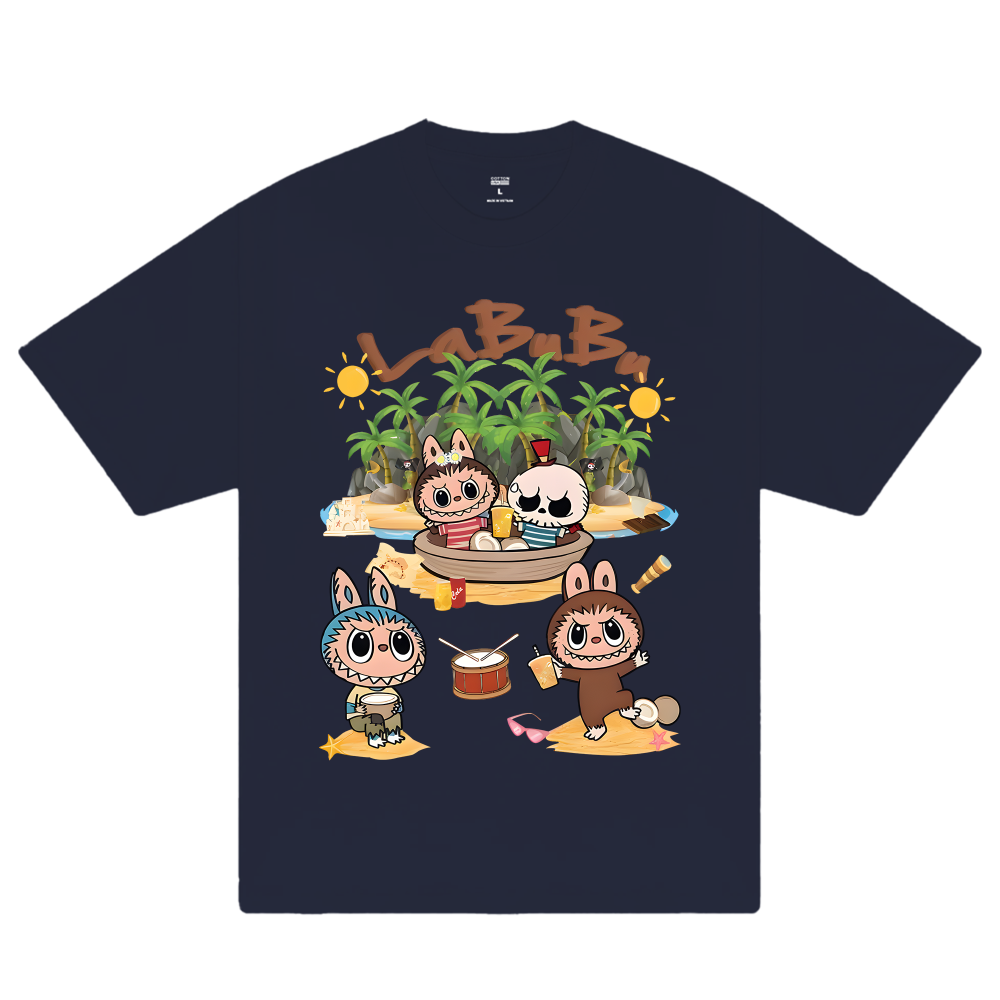 Labubu Summer Beach T-Shirt