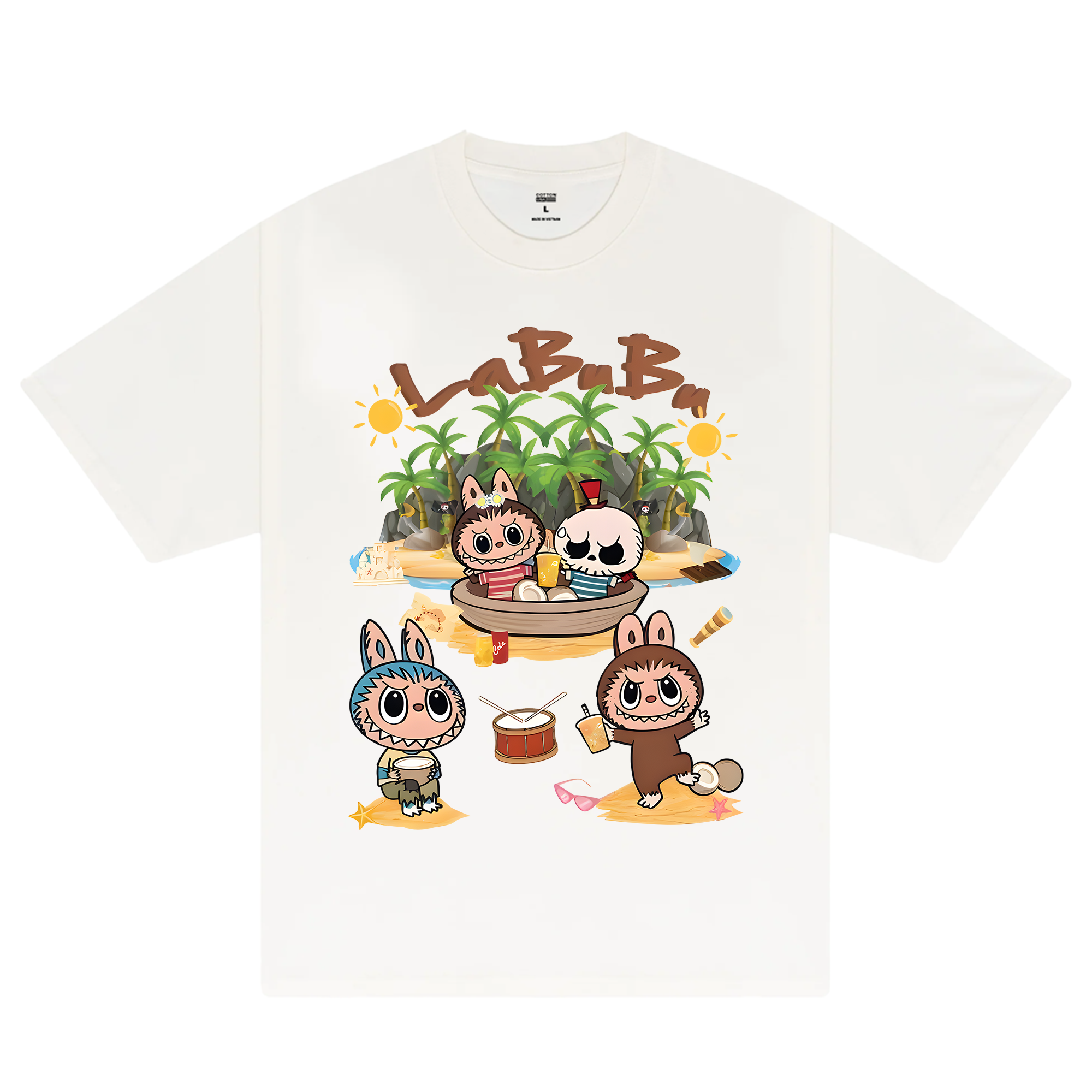 Labubu Summer Beach T-Shirt