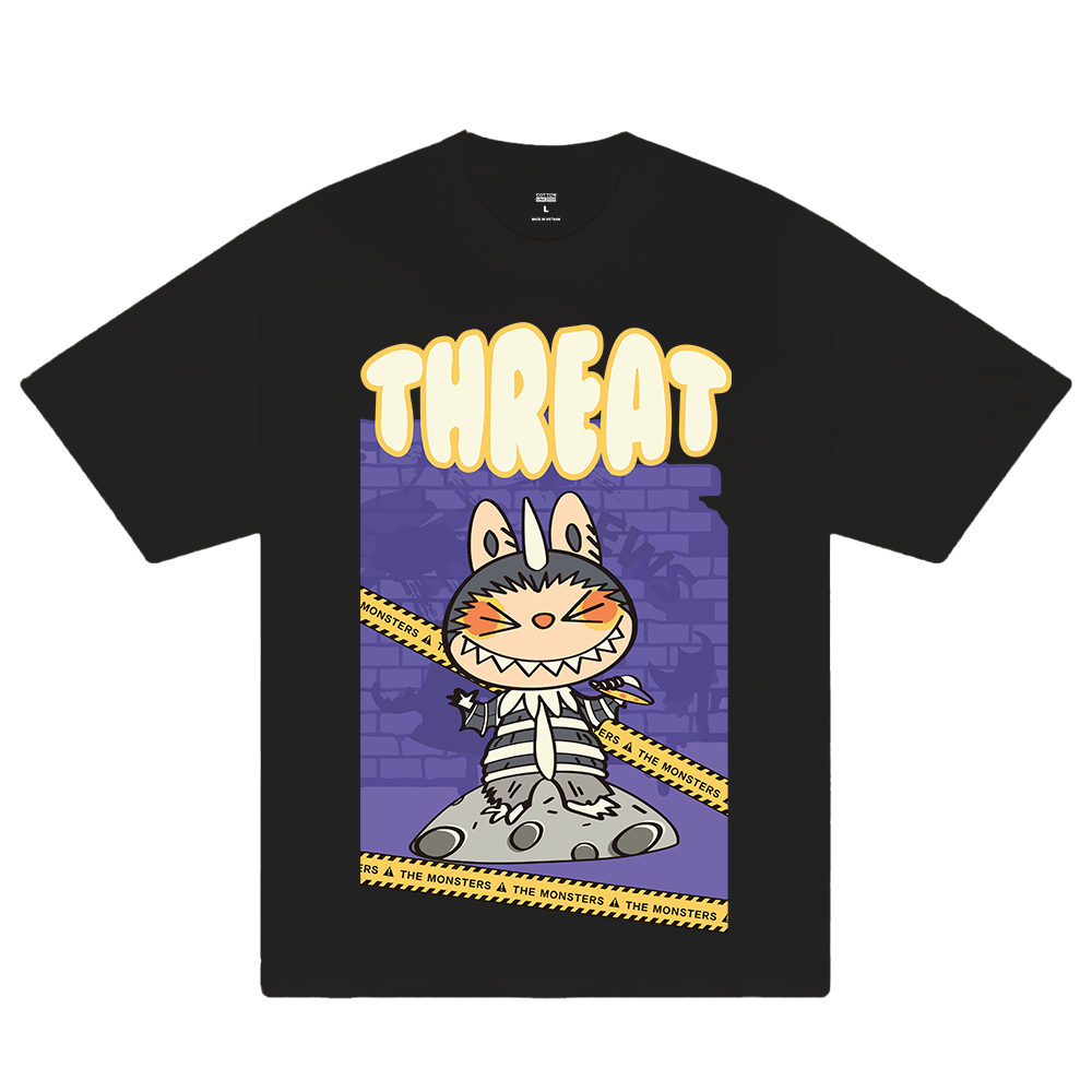 Labubu The Threat Monsters T-Shirt