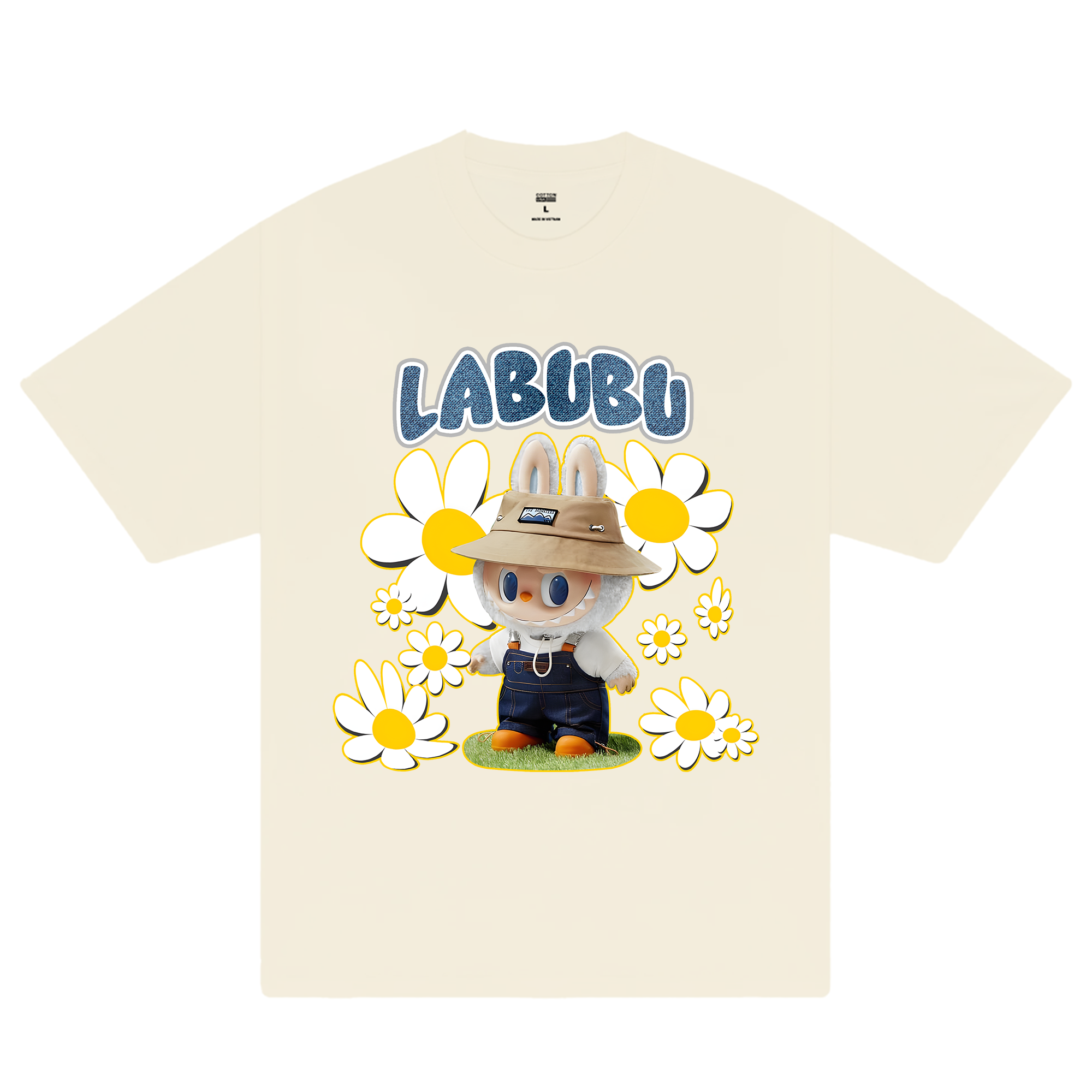 Labubu With Daisy Flower T-Shirt