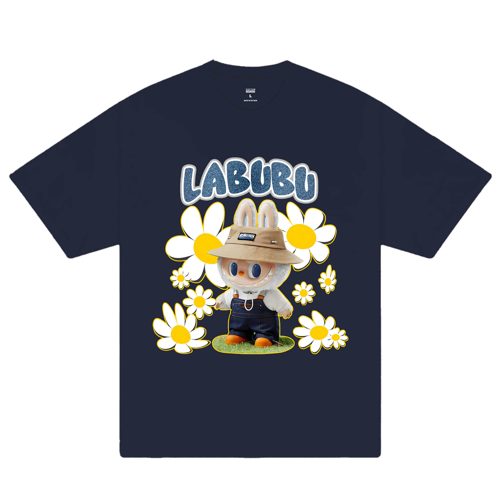 Labubu With Daisy Flower T-Shirt