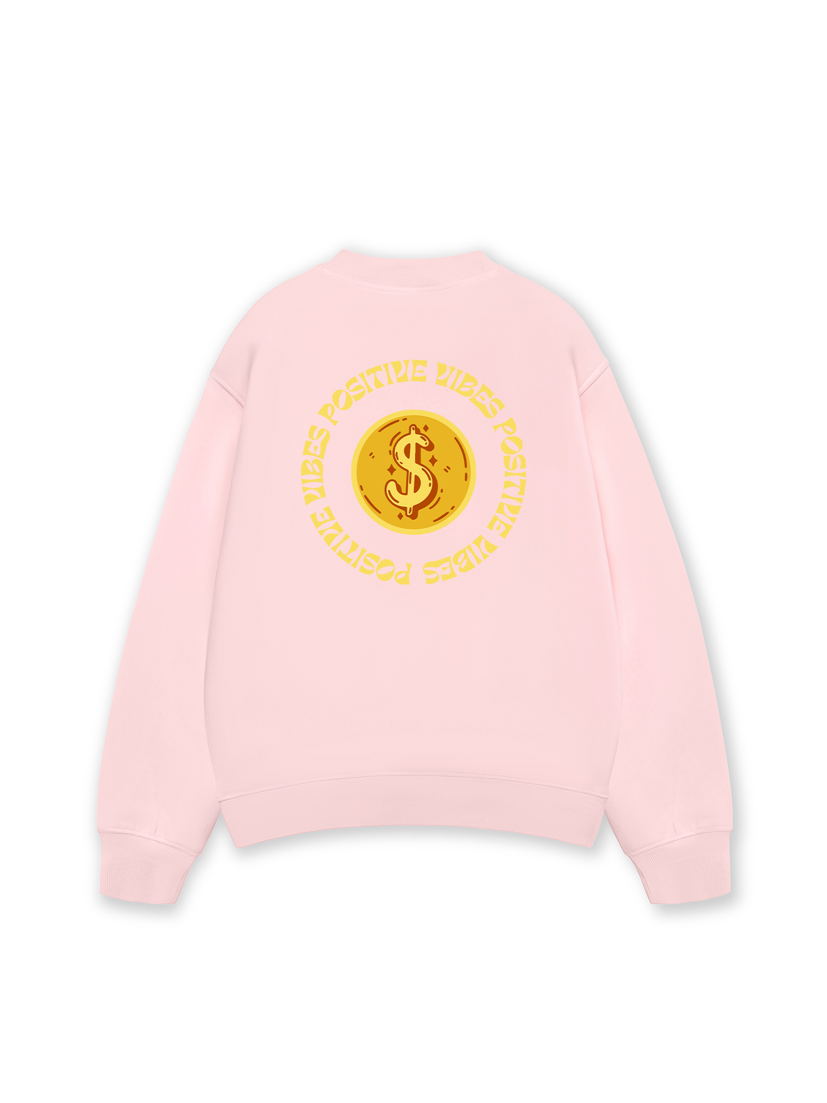 Áo Sweater Nỉ Hai Da Money Positive Vibe