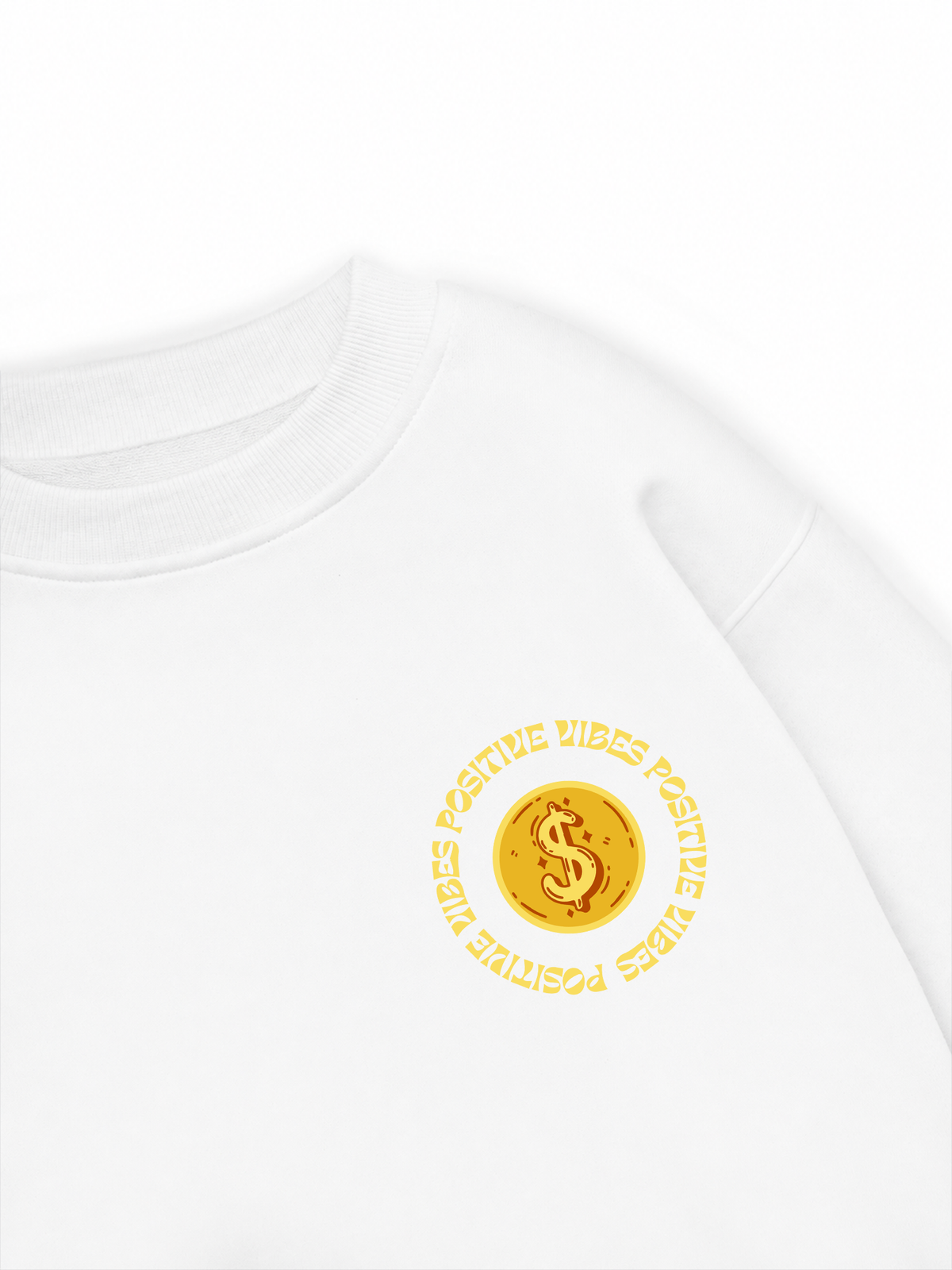 Áo Sweater Nỉ Hai Da Money Positive Vibe