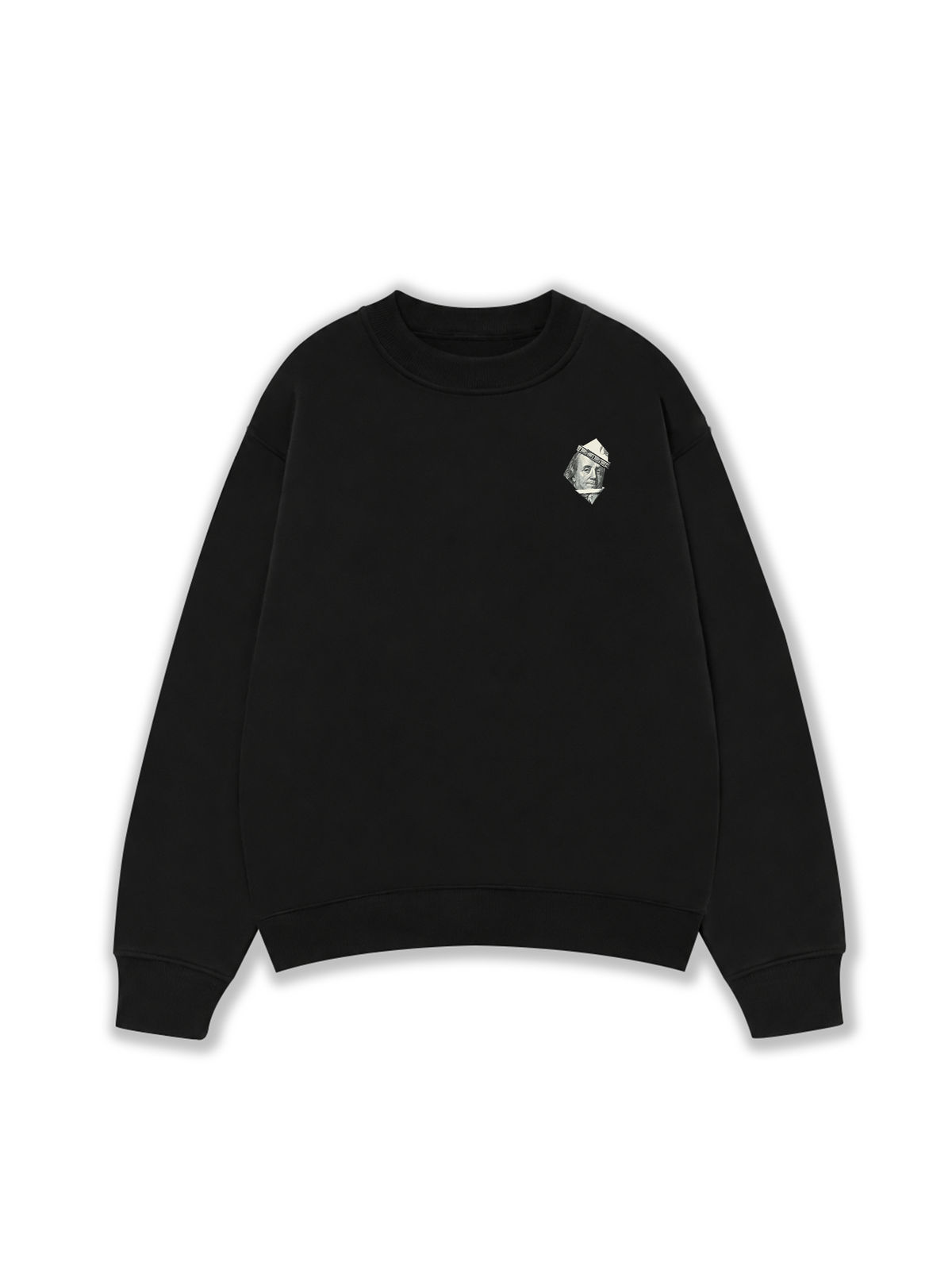 Áo Sweater Nỉ Hai Da Money Origami Hustle