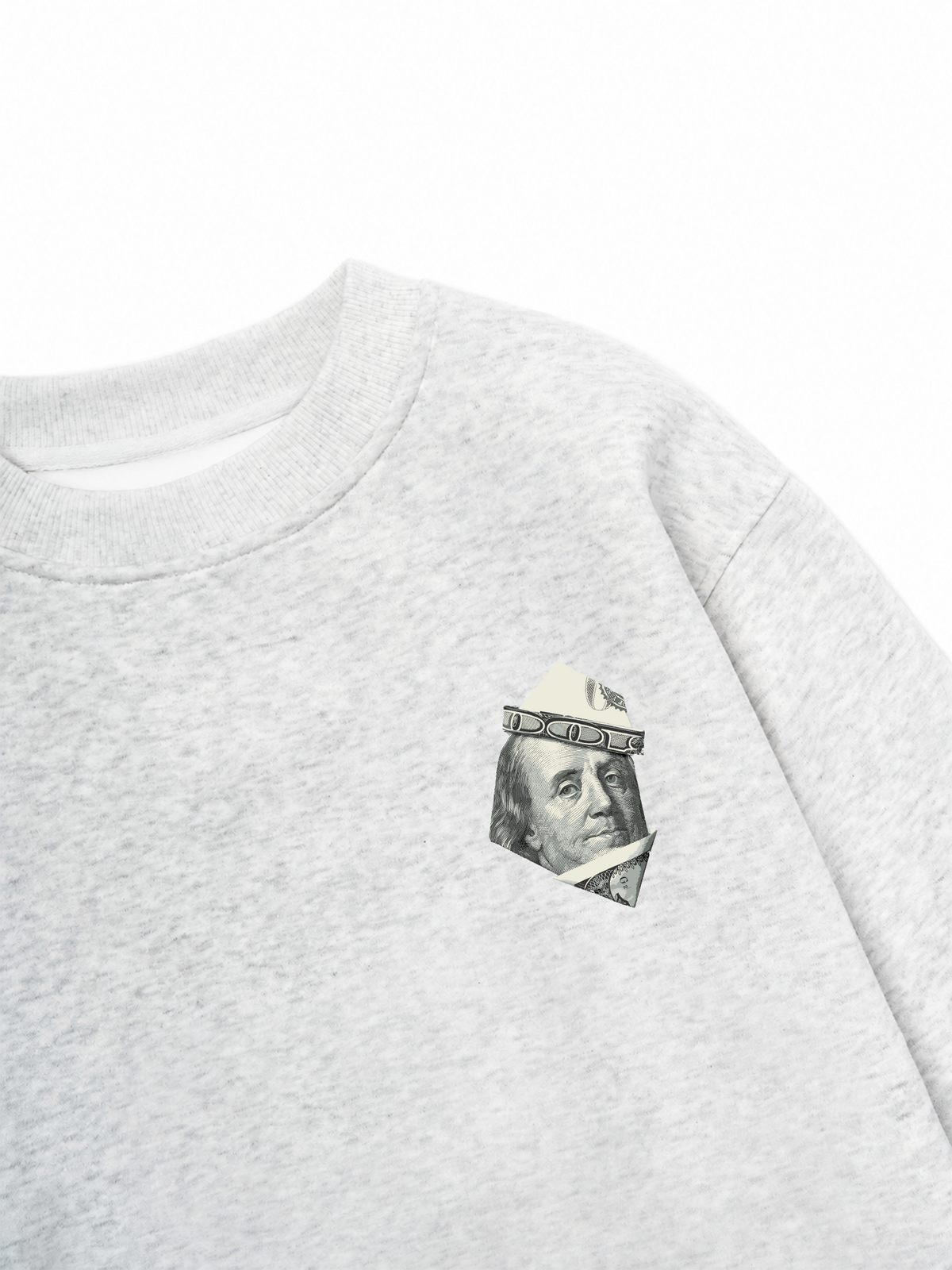 Áo Sweater Nỉ Hai Da Money Origami Hustle