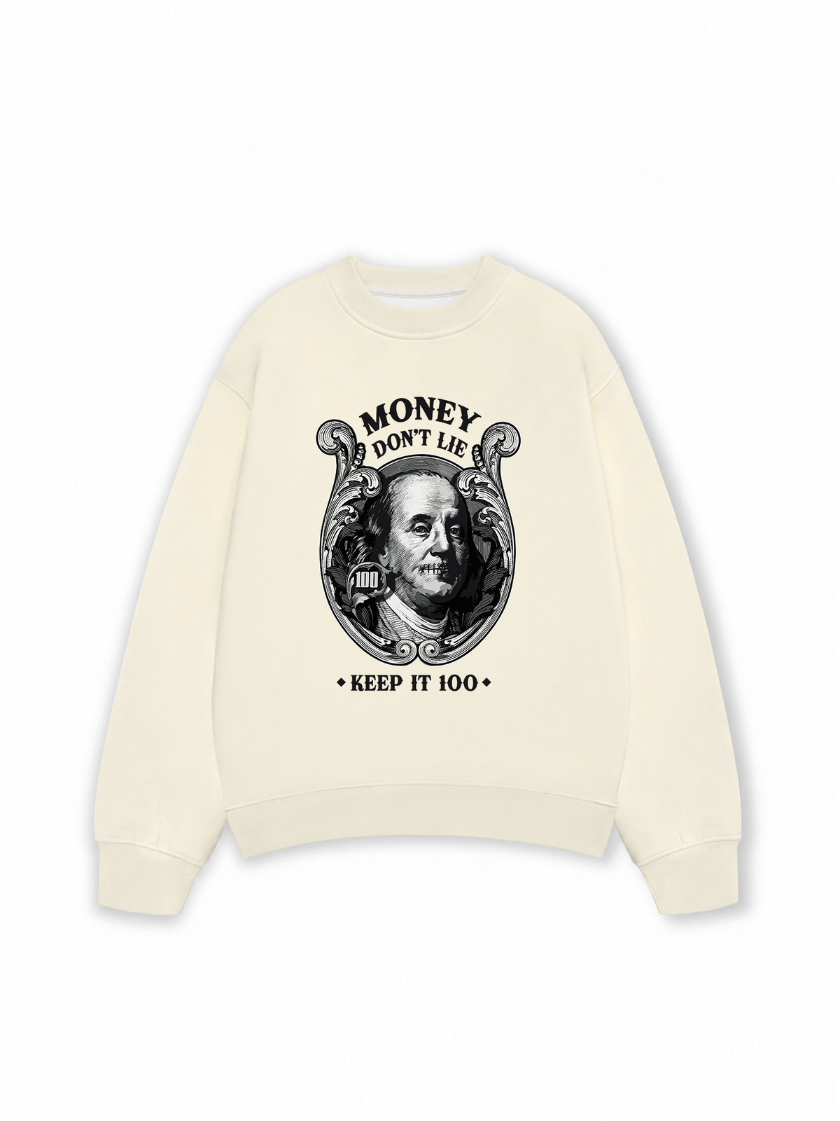 Áo Sweater Nỉ Hai Da Money Don't Lie