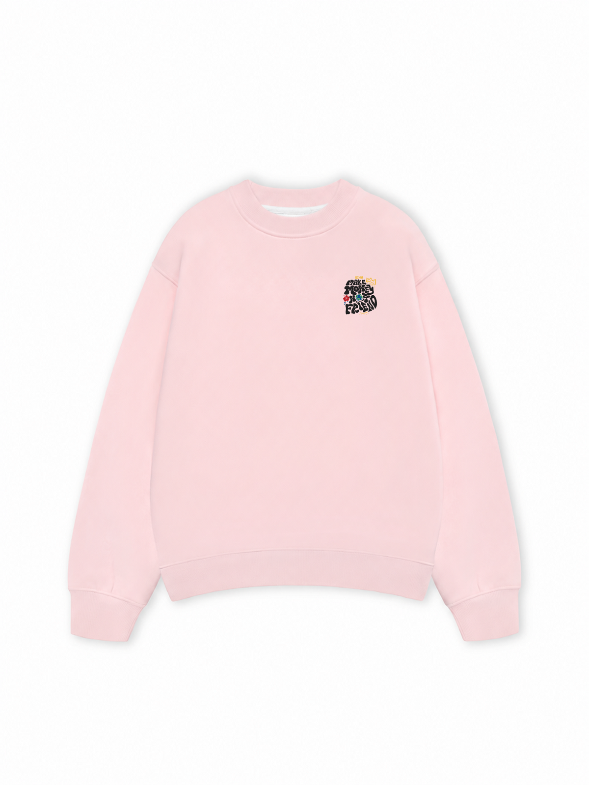 Áo Sweater Nỉ Hai Da Money King Make Not Friend