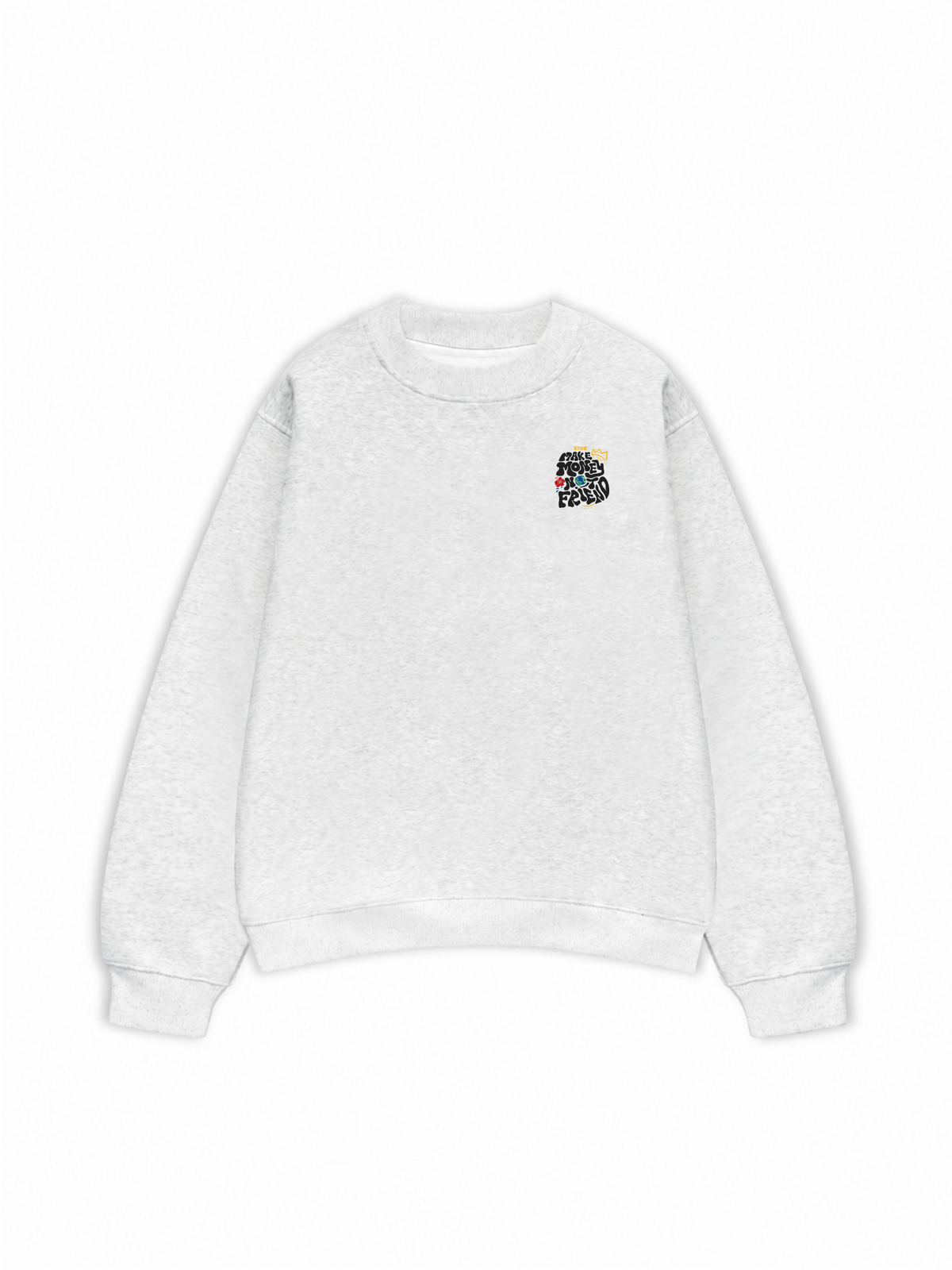Áo Sweater Nỉ Hai Da Money King Make Not Friend