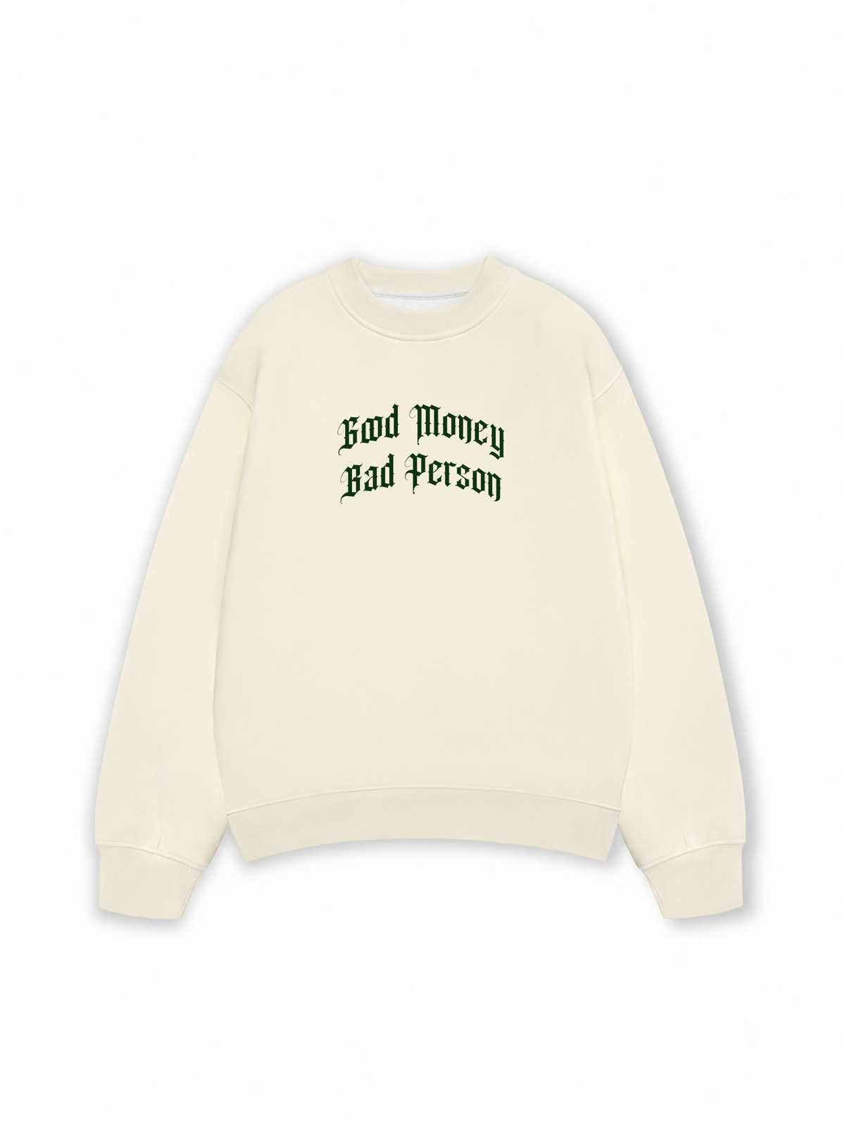 Áo Sweater Nỉ Hai Da Money Bad Person