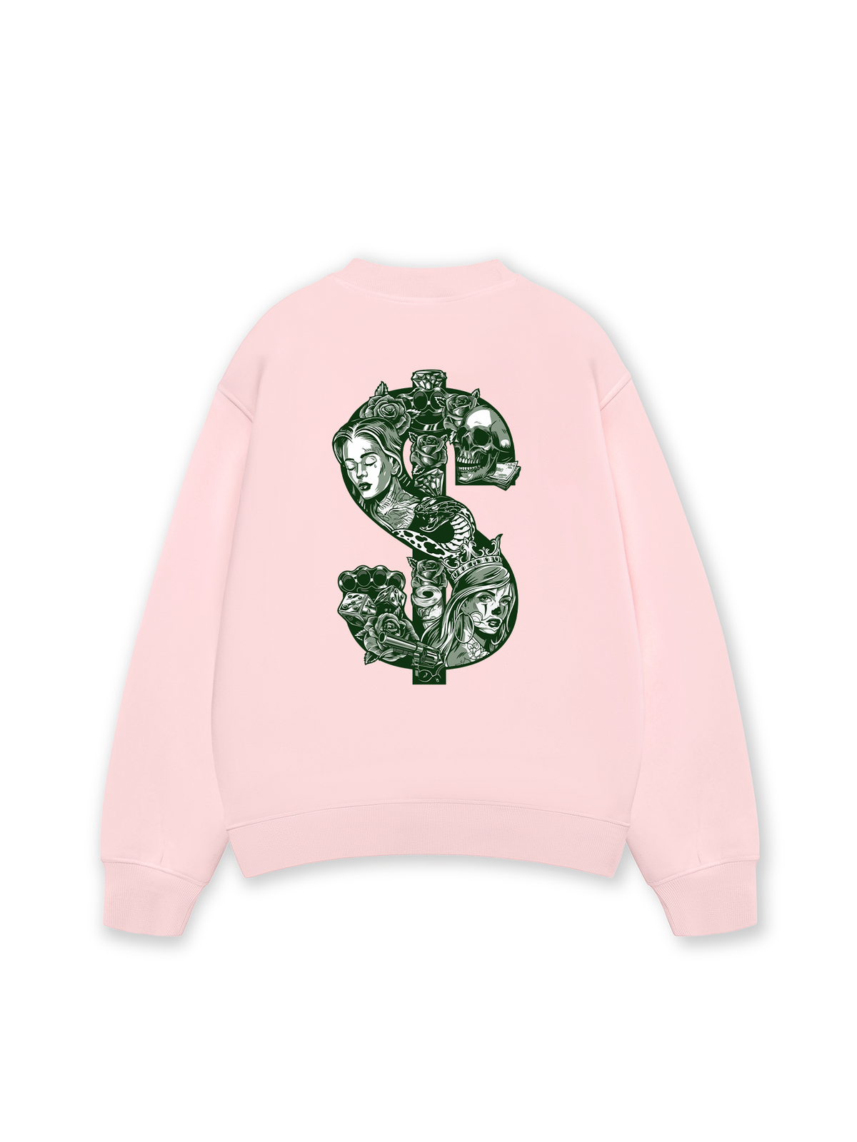 Áo Sweater Nỉ Hai Da Money Bad Person