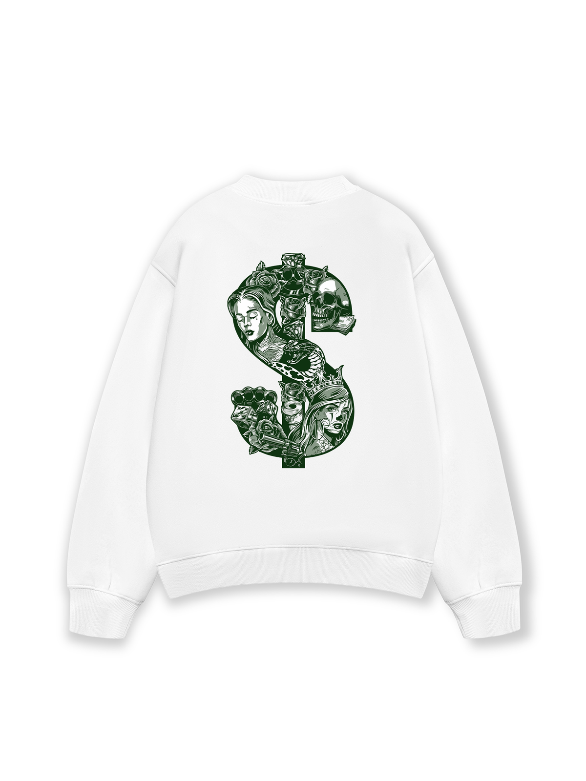 Áo Sweater Nỉ Hai Da Money Bad Person