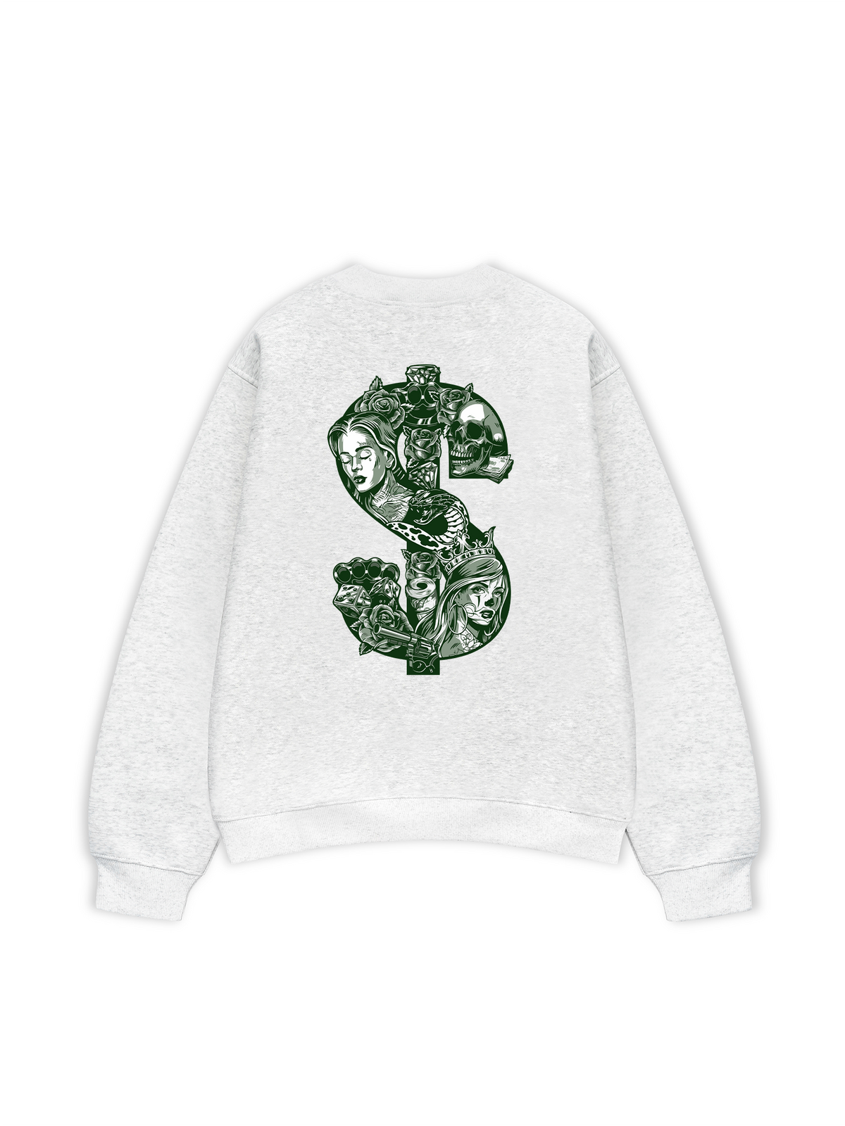 Áo Sweater Nỉ Hai Da Money Bad Person