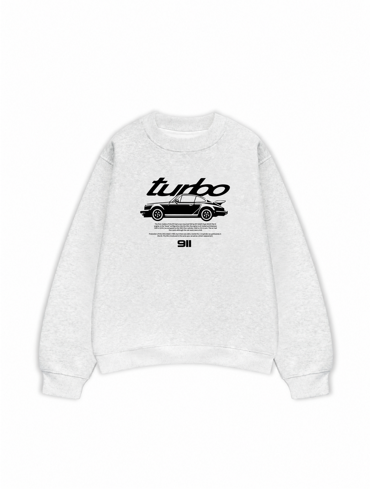 Áo Sweater Nỉ Hai Da Porsche Classic 911 Turbo