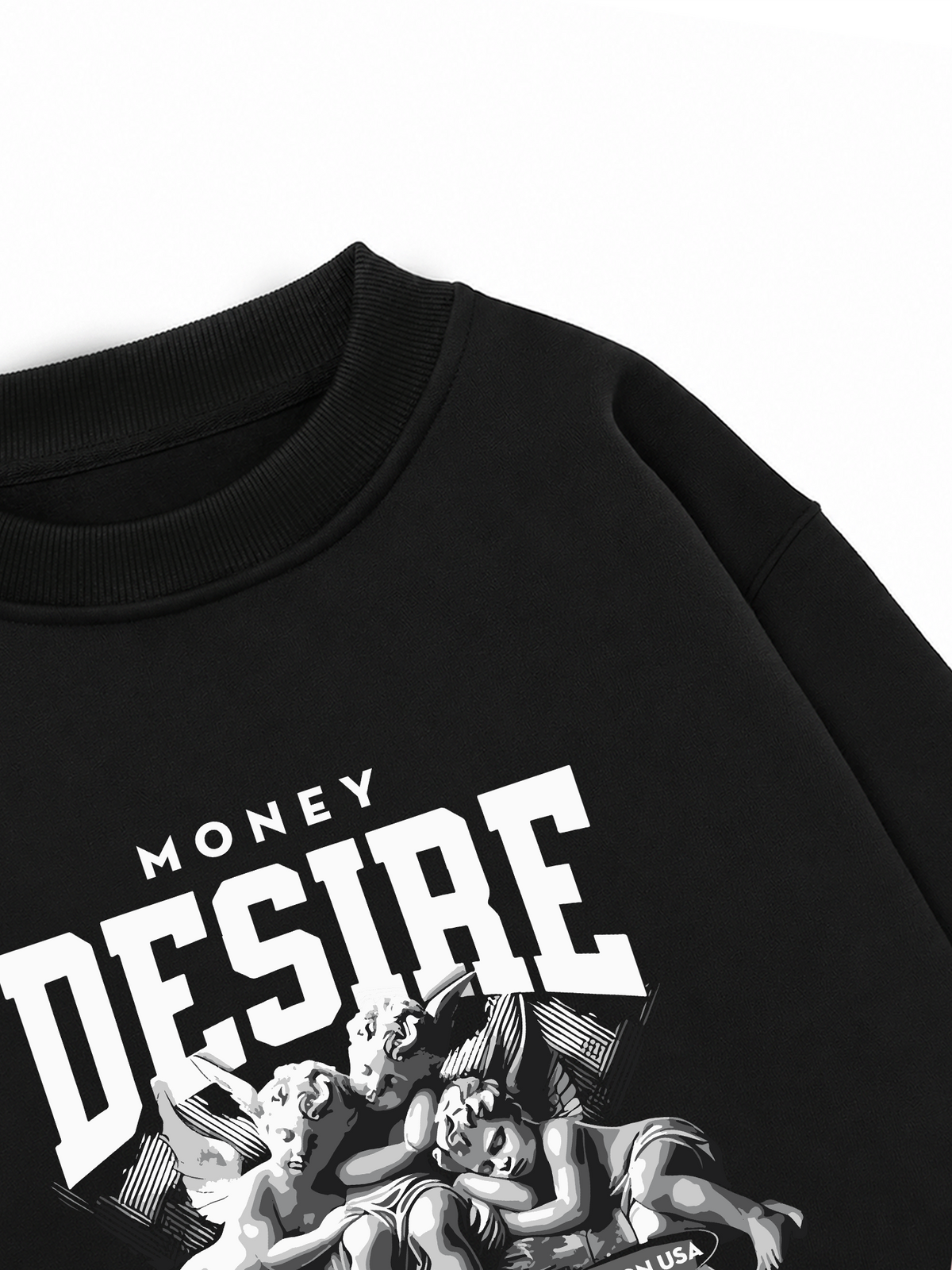 Áo Sweater Nỉ Hai Da Money Desire Angel