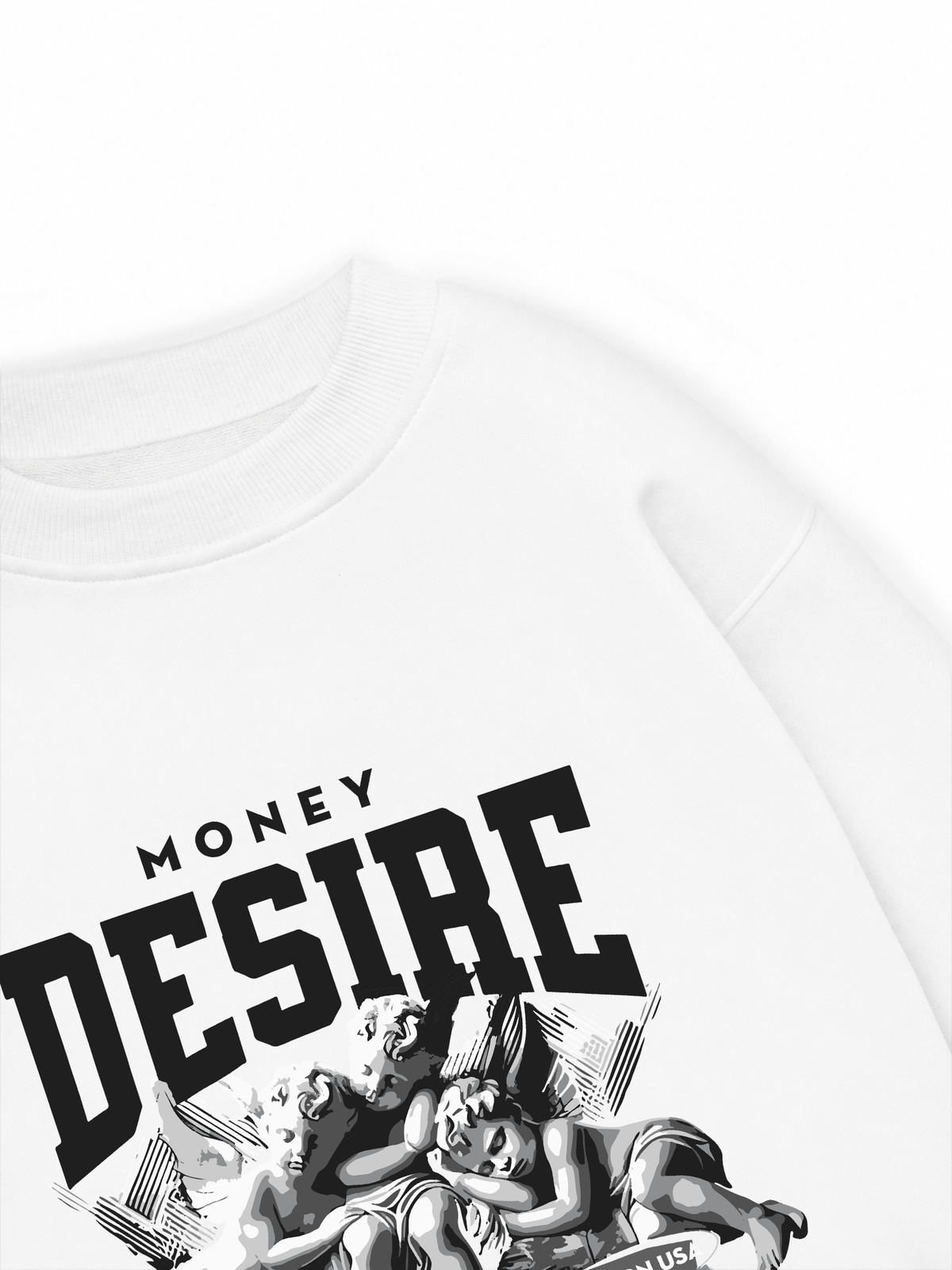 Áo Sweater Nỉ Hai Da Money Desire Angel