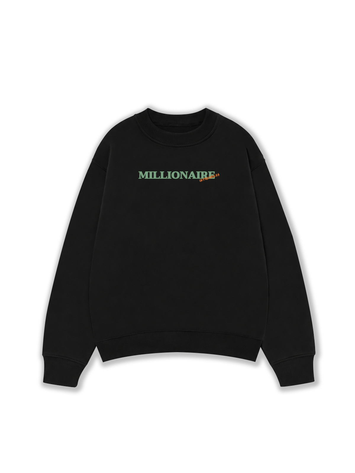 Áo Sweater Nỉ Hai Da Money Millionaire In Progress