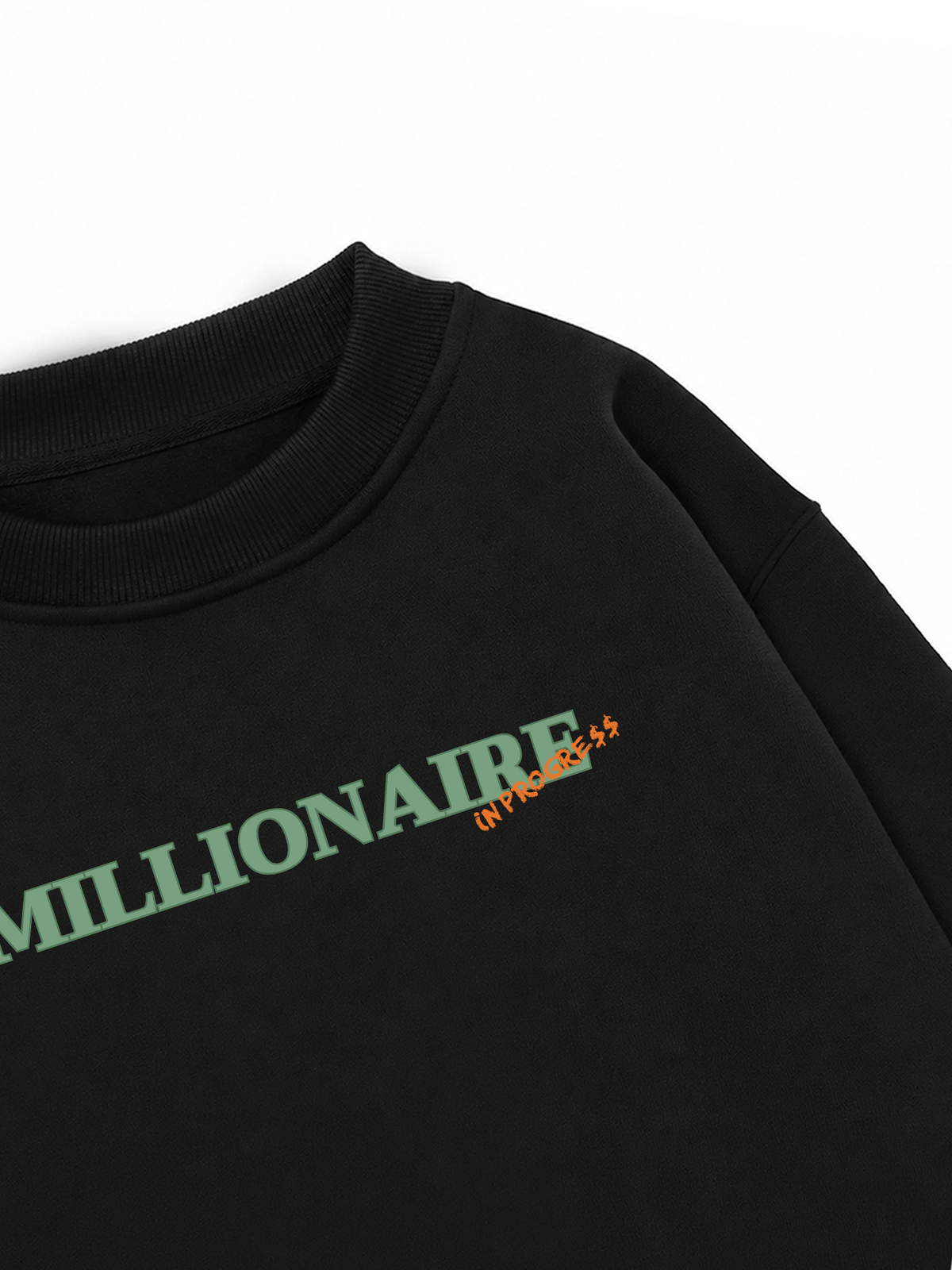 Áo Sweater Nỉ Hai Da Money Millionaire In Progress