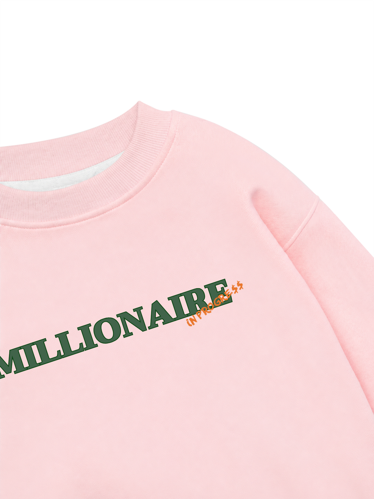 Áo Sweater Nỉ Hai Da Money Millionaire In Progress