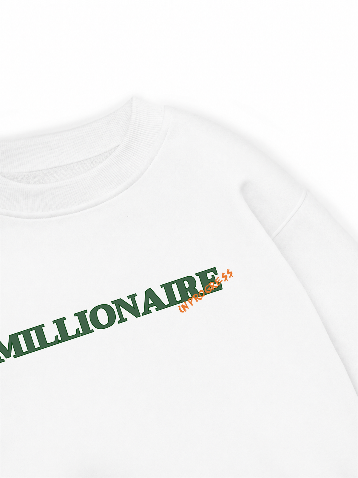 Áo Sweater Nỉ Hai Da Money Millionaire In Progress