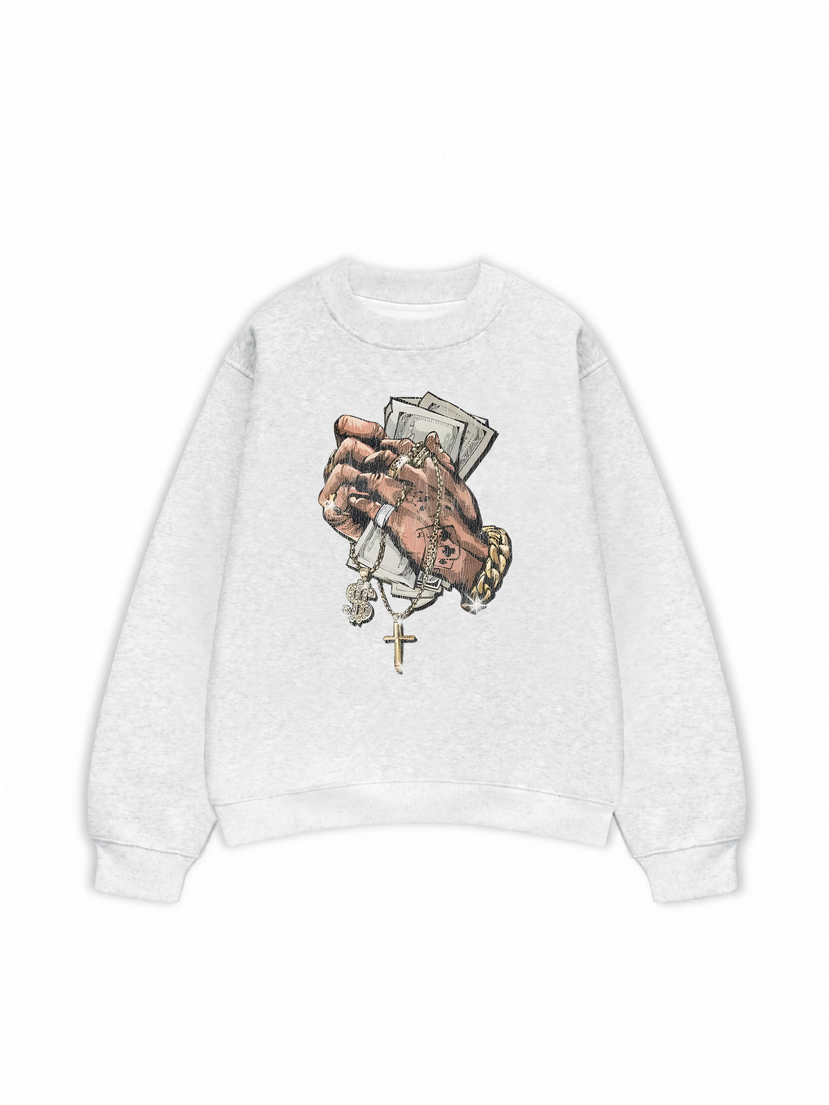 Áo Sweater Nỉ Hai Da Money Your Dream