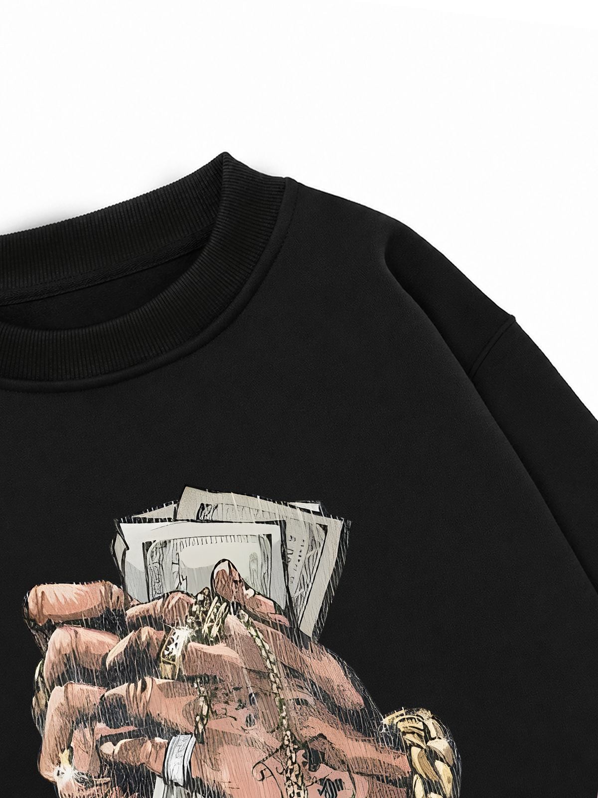 Áo Sweater Nỉ Hai Da Money Your Dream