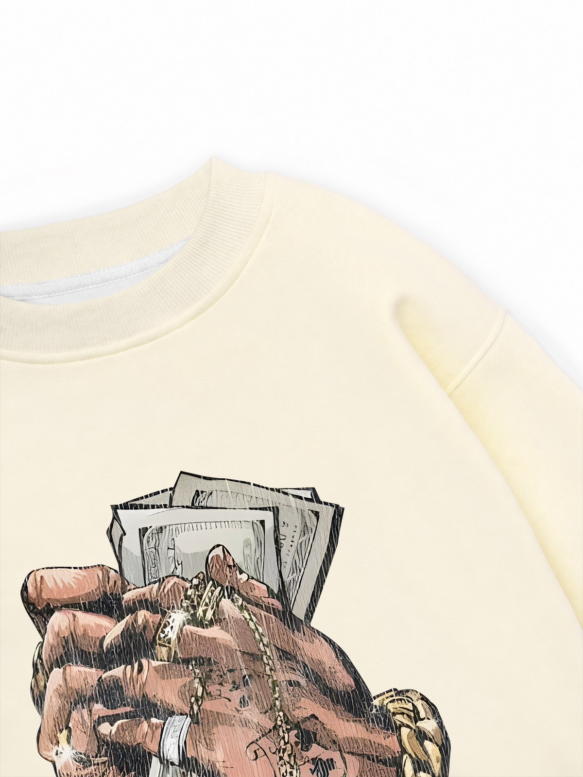 Áo Sweater Nỉ Hai Da Money Your Dream