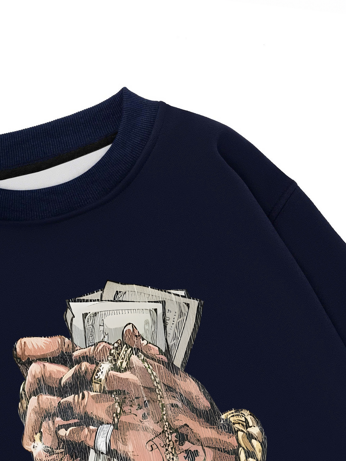 Áo Sweater Nỉ Hai Da Money Your Dream