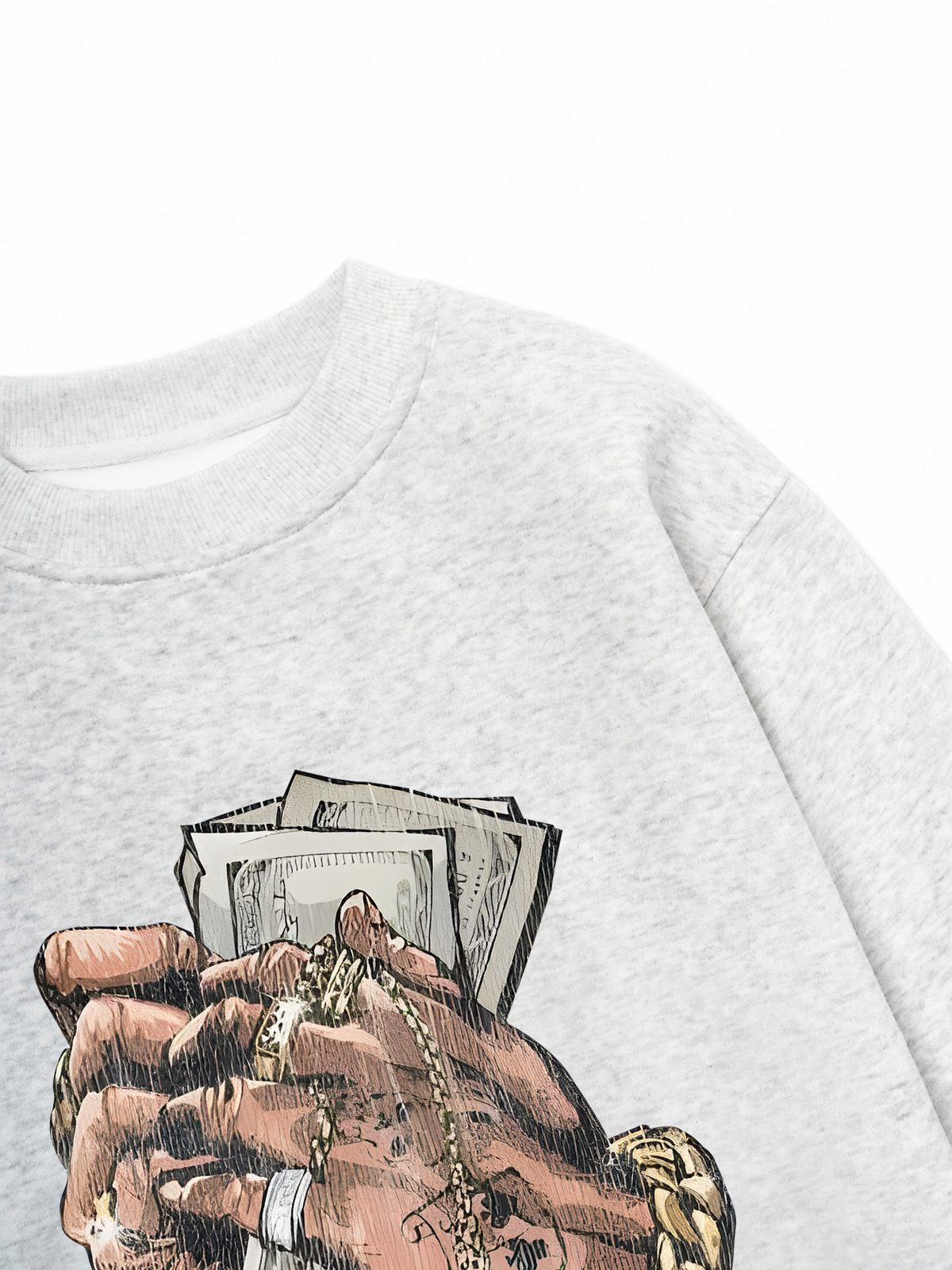 Áo Sweater Nỉ Hai Da Money Your Dream