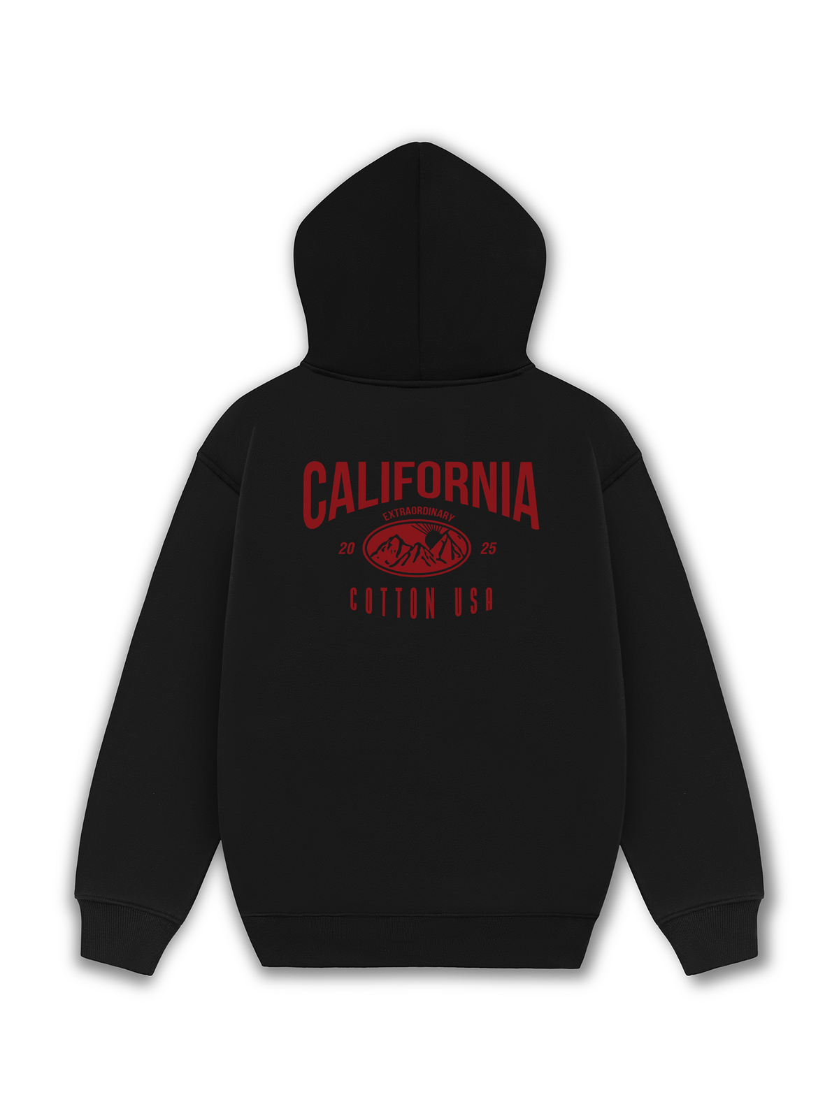 Áo Hoodie Nỉ Hai Da USA California Extraordinary