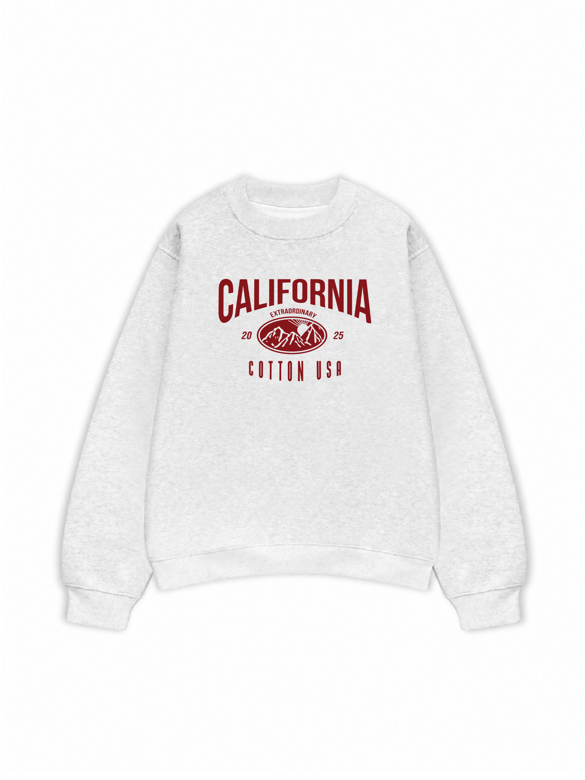 Áo Sweater Nỉ Hai Da USA California Extraordinary