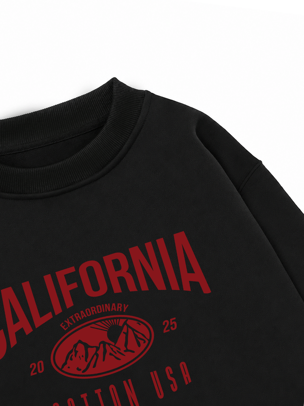 Áo Sweater Nỉ Hai Da USA California Extraordinary