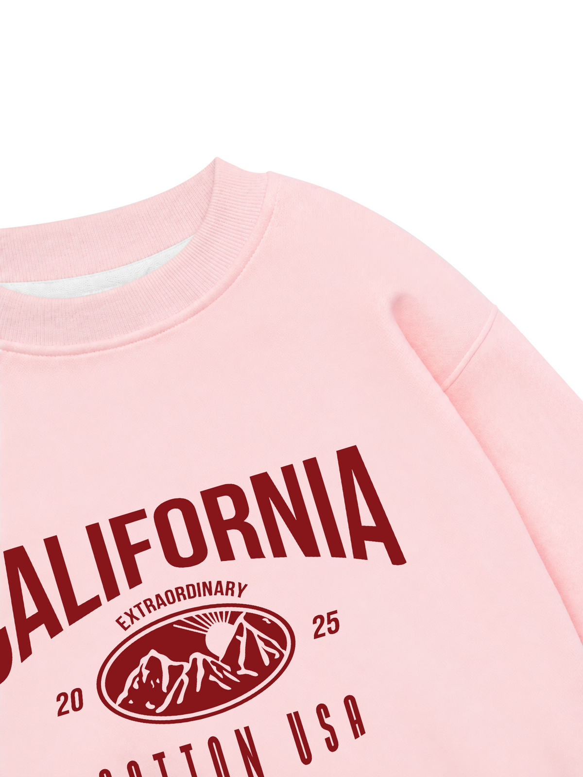 Áo Sweater Nỉ Hai Da USA California Extraordinary