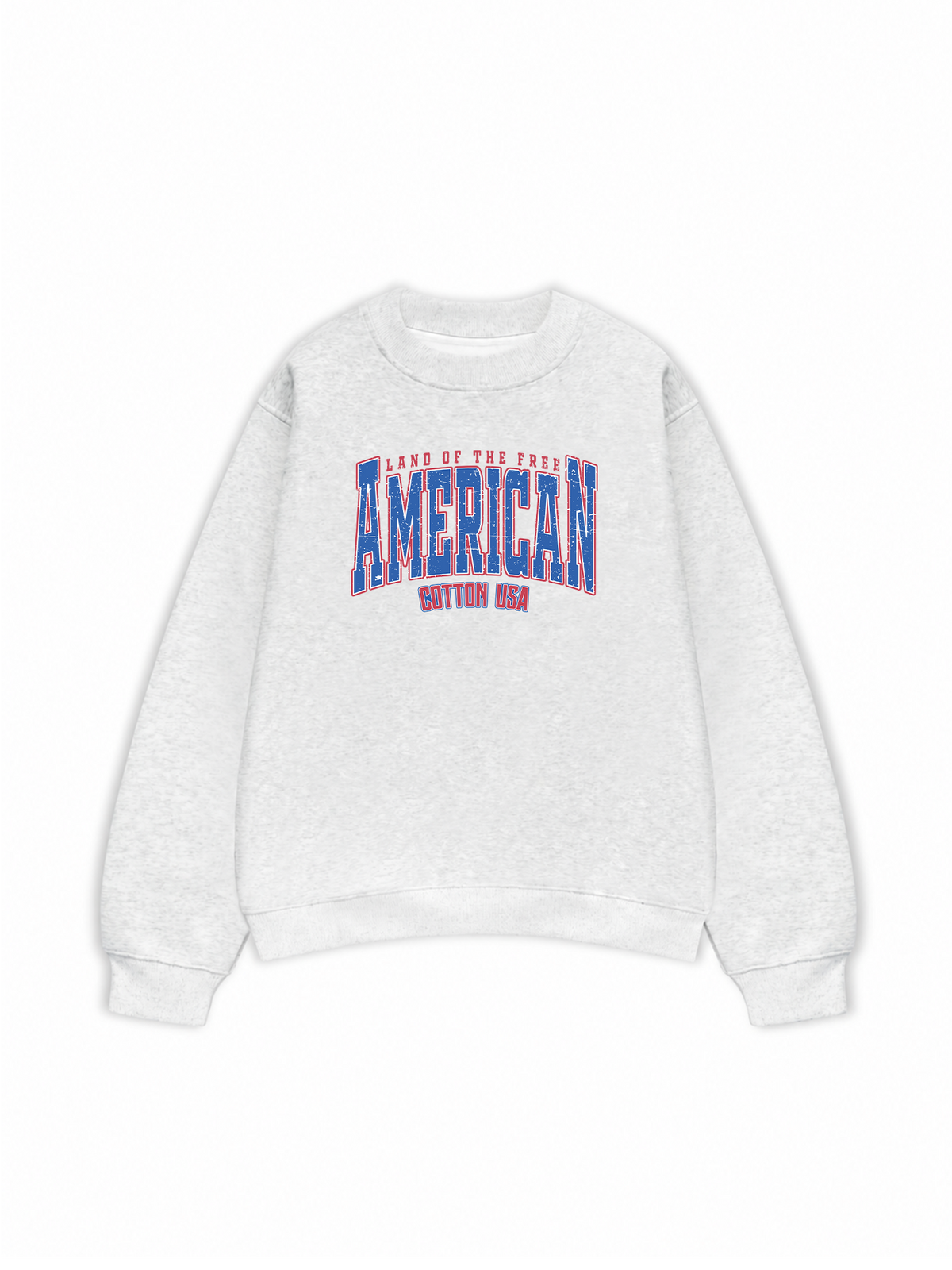 Áo Sweater Nỉ Hai Da USA Land Of The Free