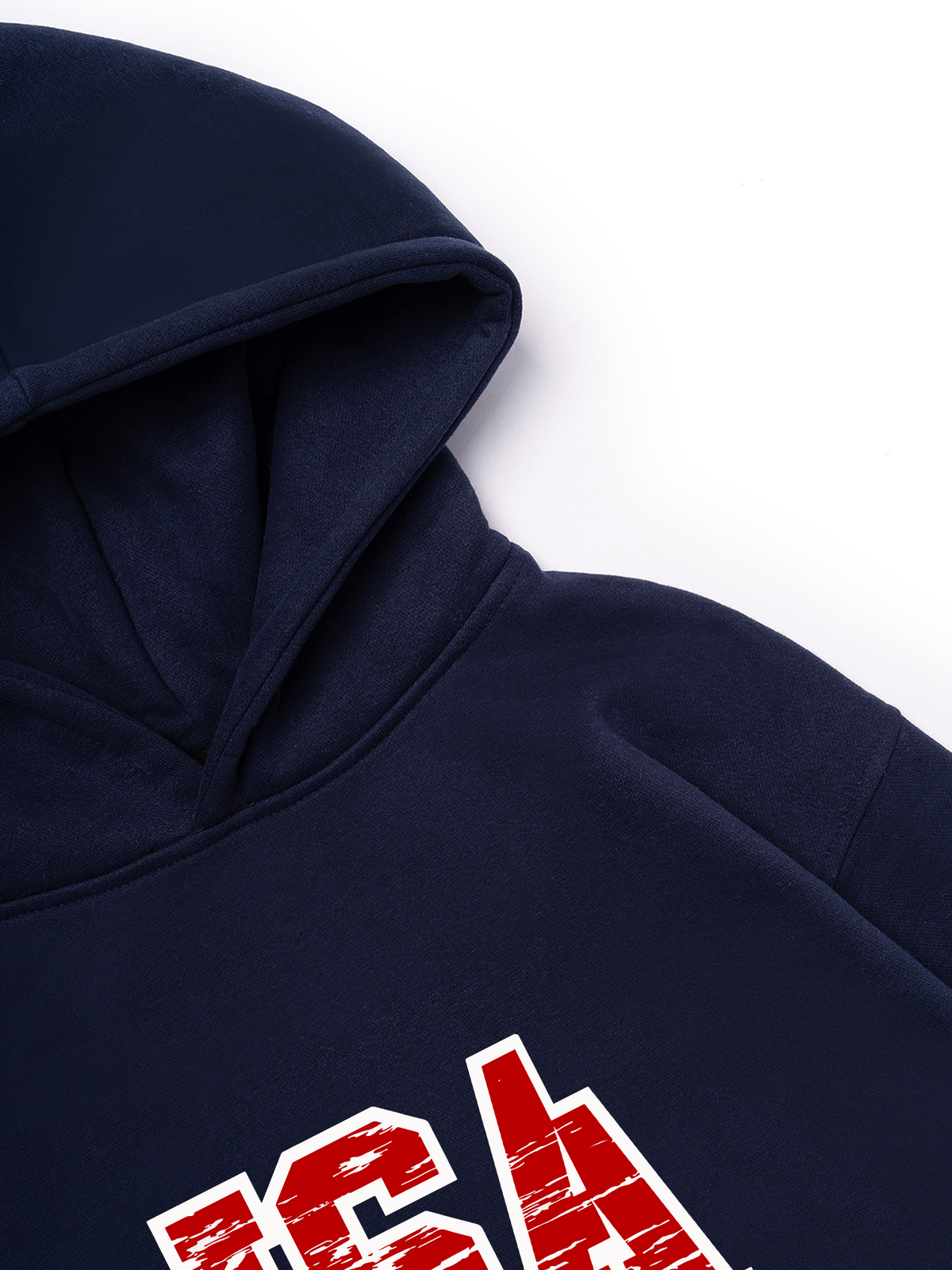 Áo Hoodie Nỉ Hai Da USA Scratched Typo