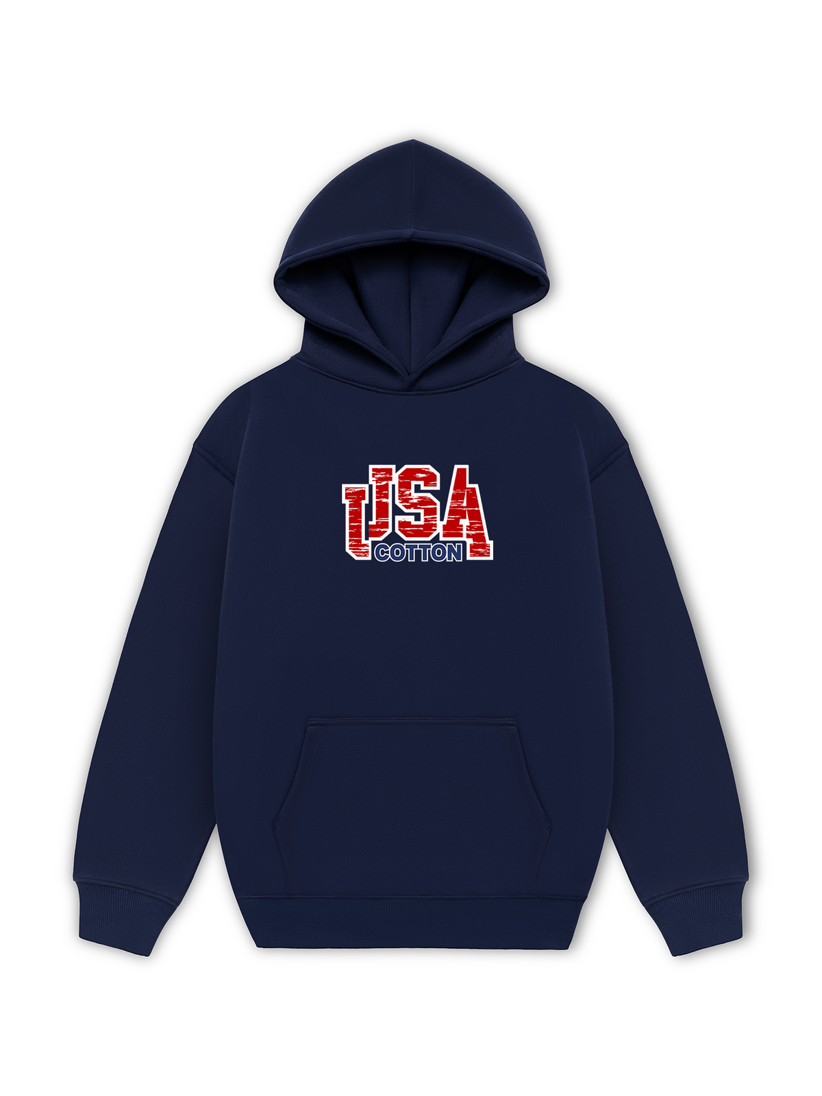 Áo Hoodie Nỉ Hai Da USA Scratched Typo
