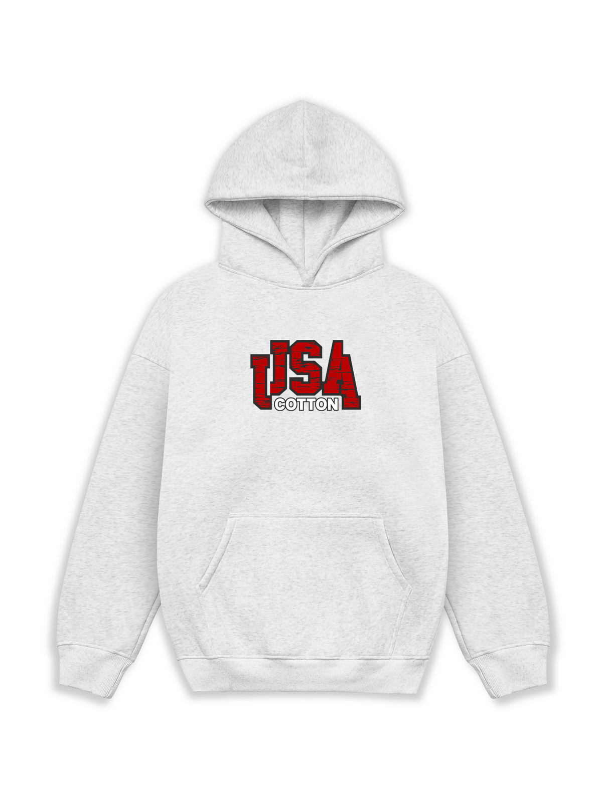 Áo Hoodie Nỉ Hai Da USA Scratched Typo