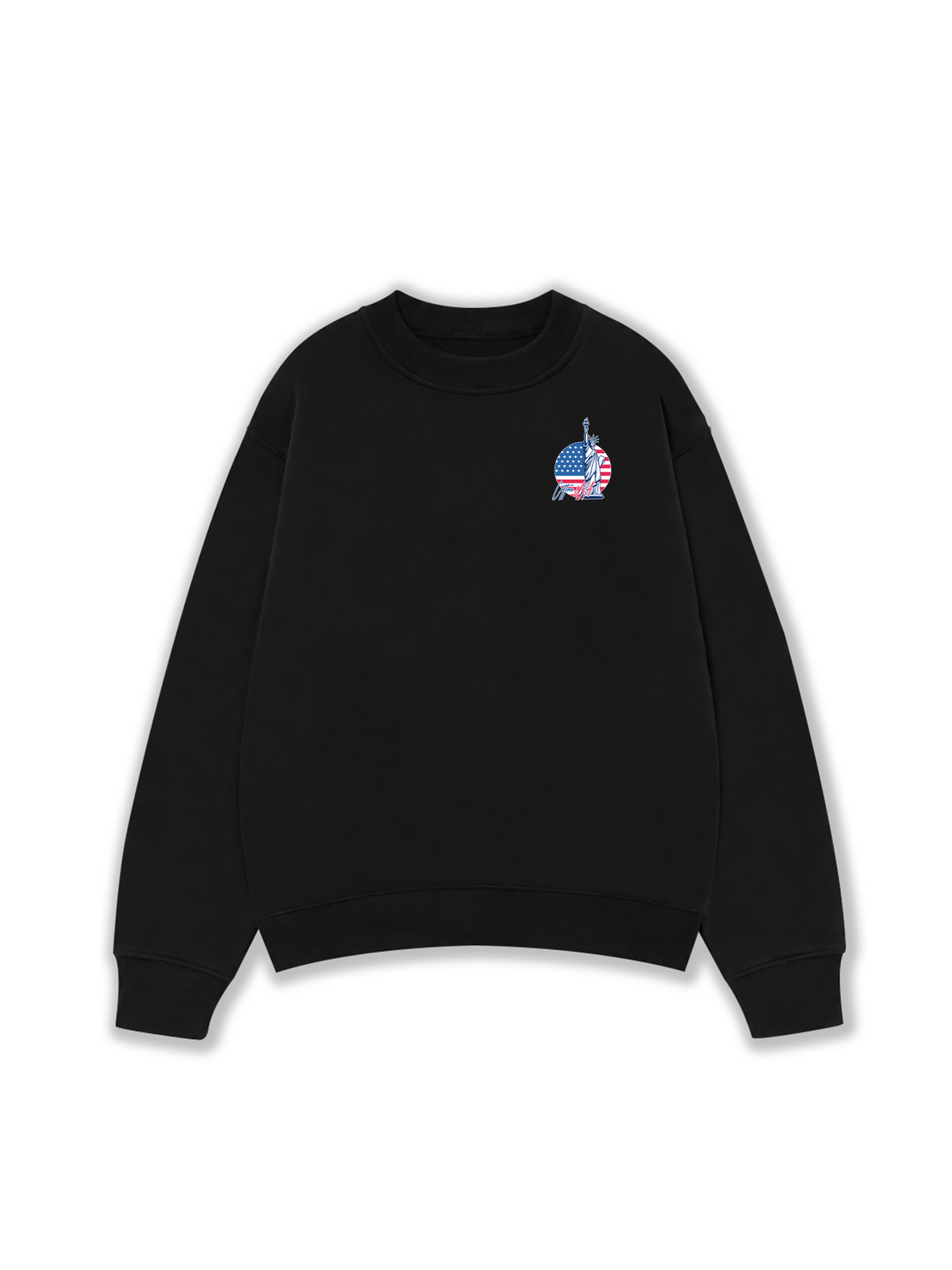 Áo Sweater Nỉ Hai Da USA Statue Of Liberty