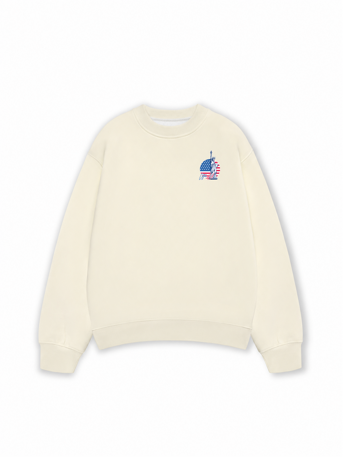 Áo Sweater Nỉ Hai Da USA Statue Of Liberty