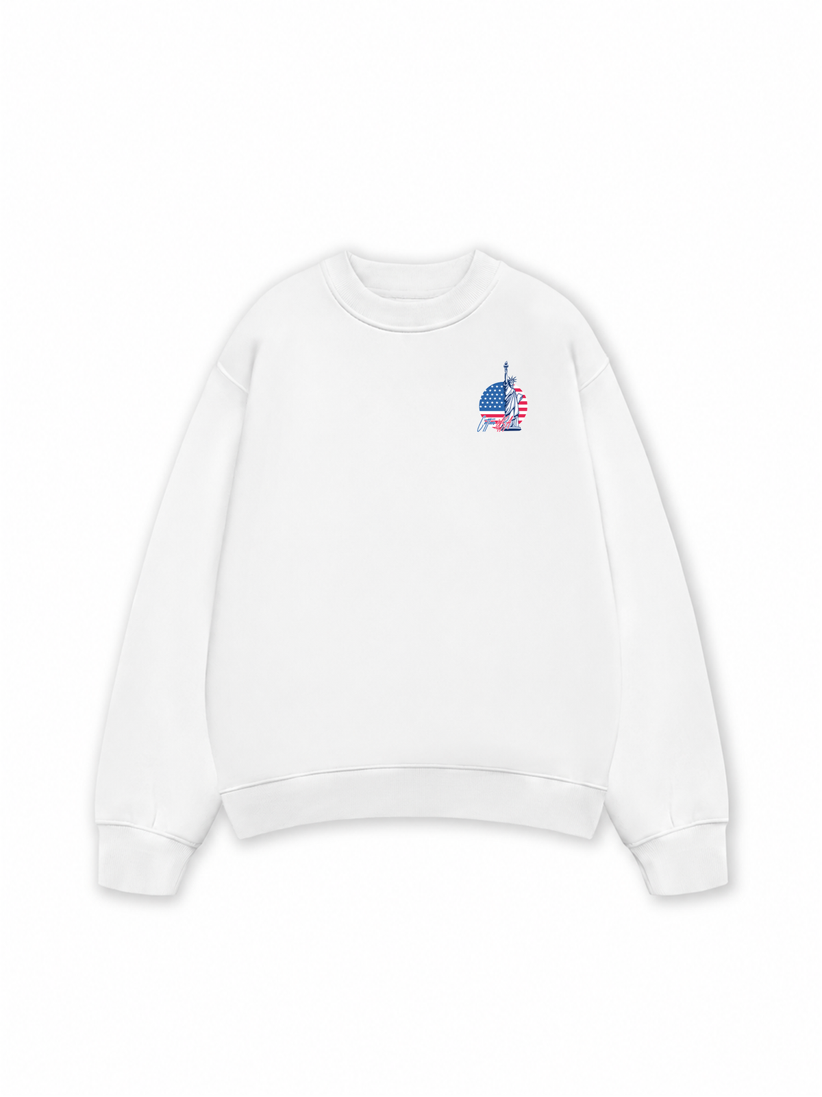 Áo Sweater Nỉ Hai Da USA Statue Of Liberty