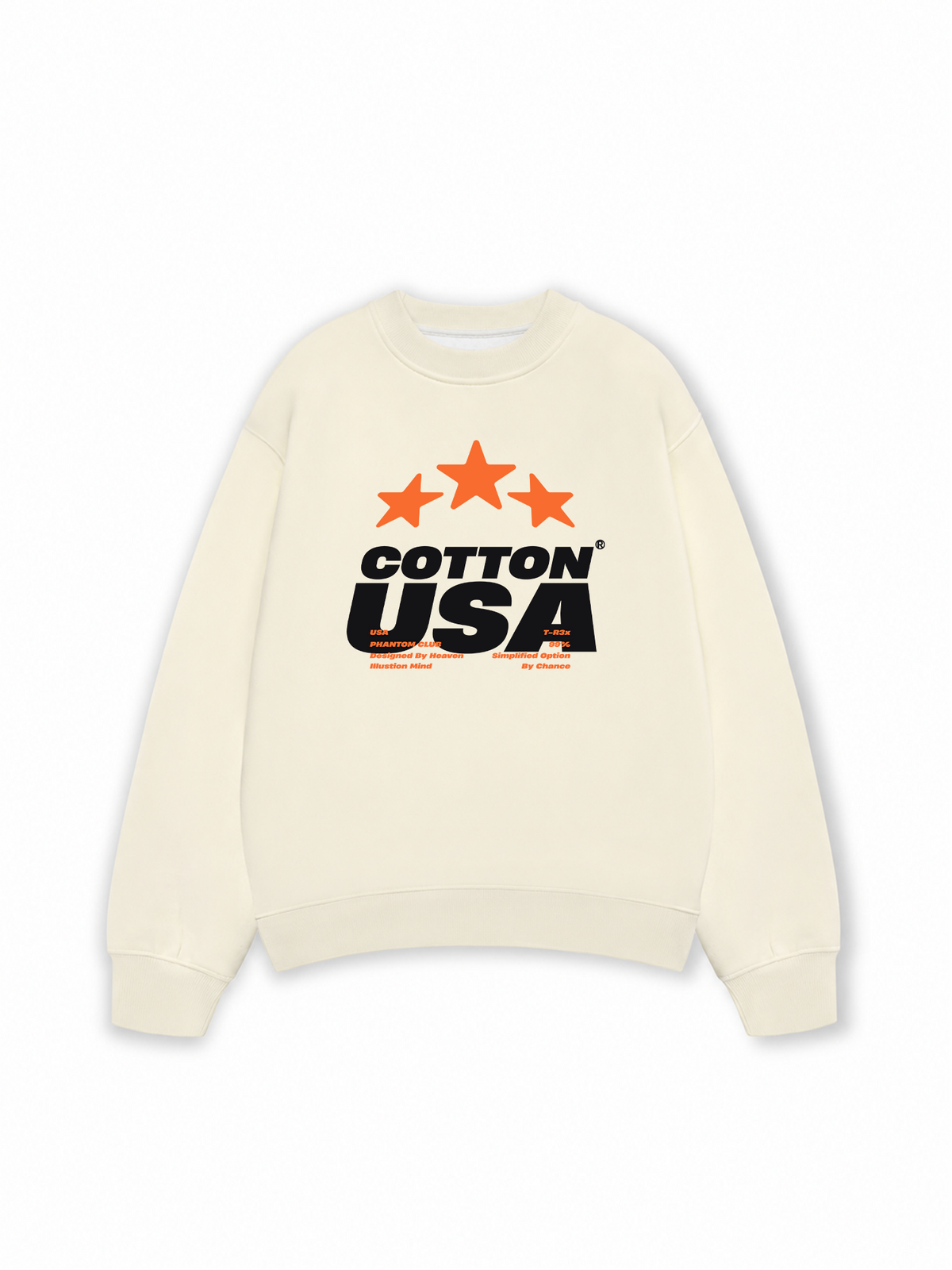 Áo Sweater Nỉ Hai Da USA Fliction Star