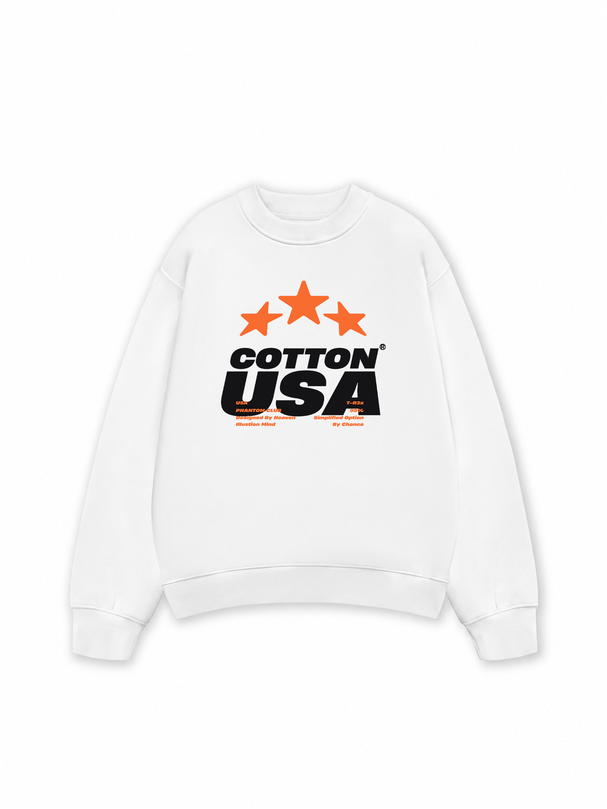 Áo Sweater Nỉ Hai Da USA Fliction Star