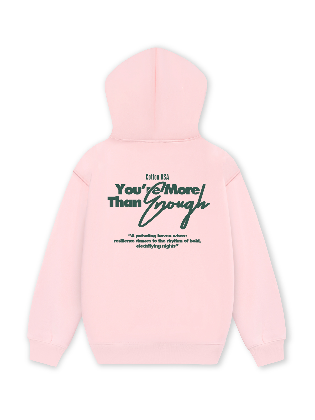 Áo Hoodie Nỉ Hai Da USA More Than Enough