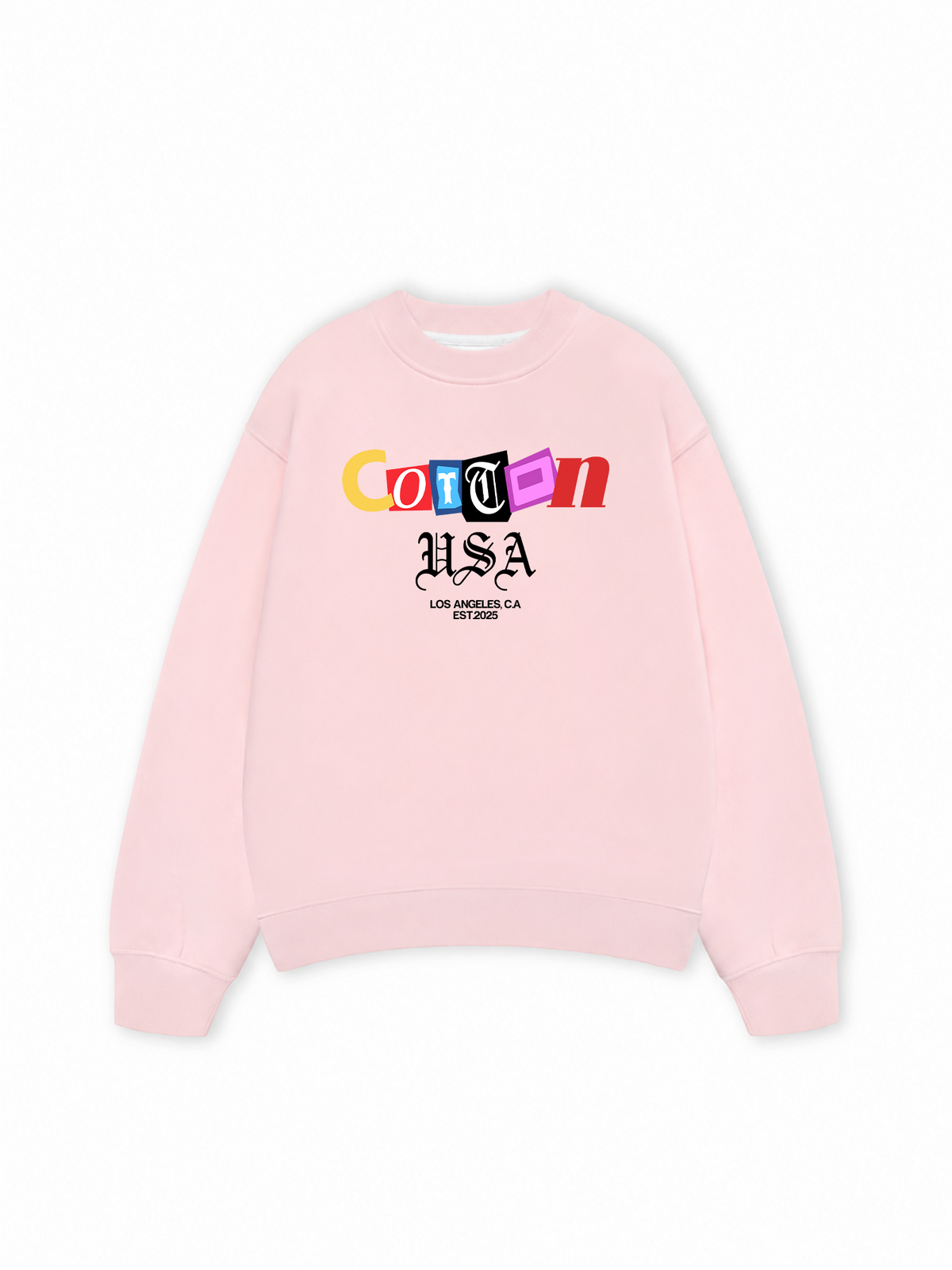 Áo Sweater Nỉ Hai Da USA Paper Cut