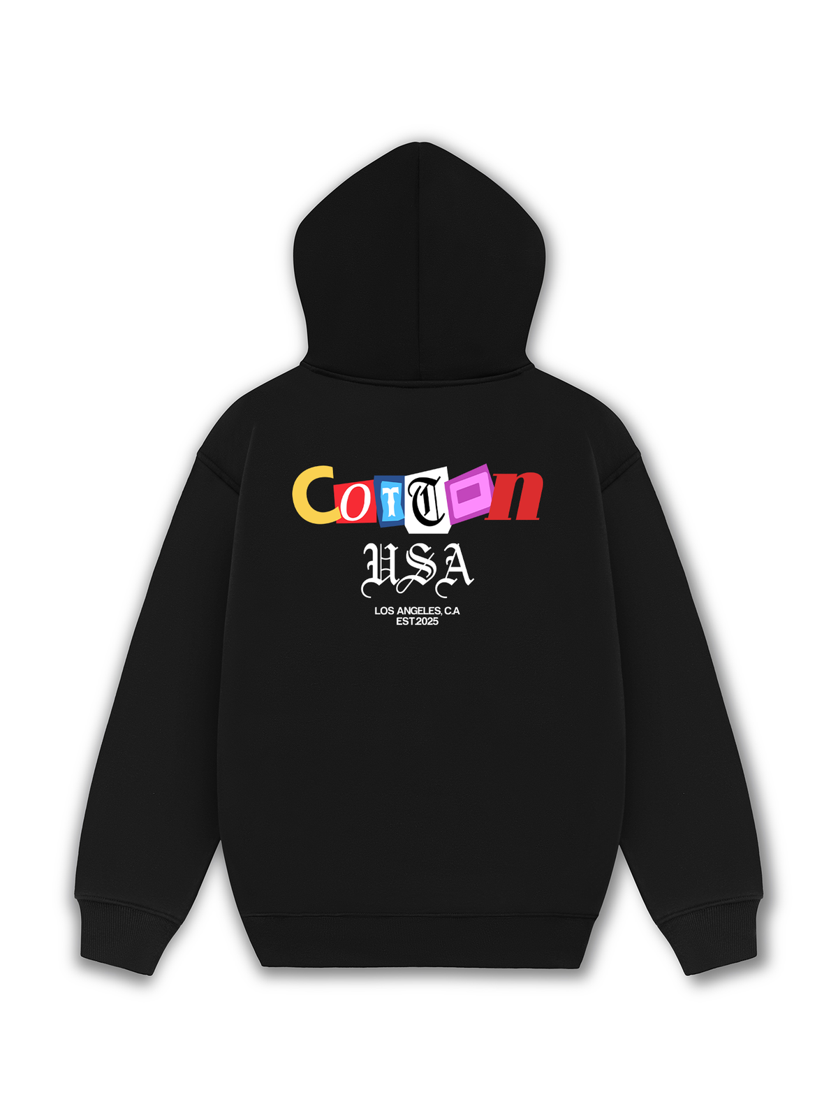 Áo Hoodie Nỉ Hai Da USA Paper Cut