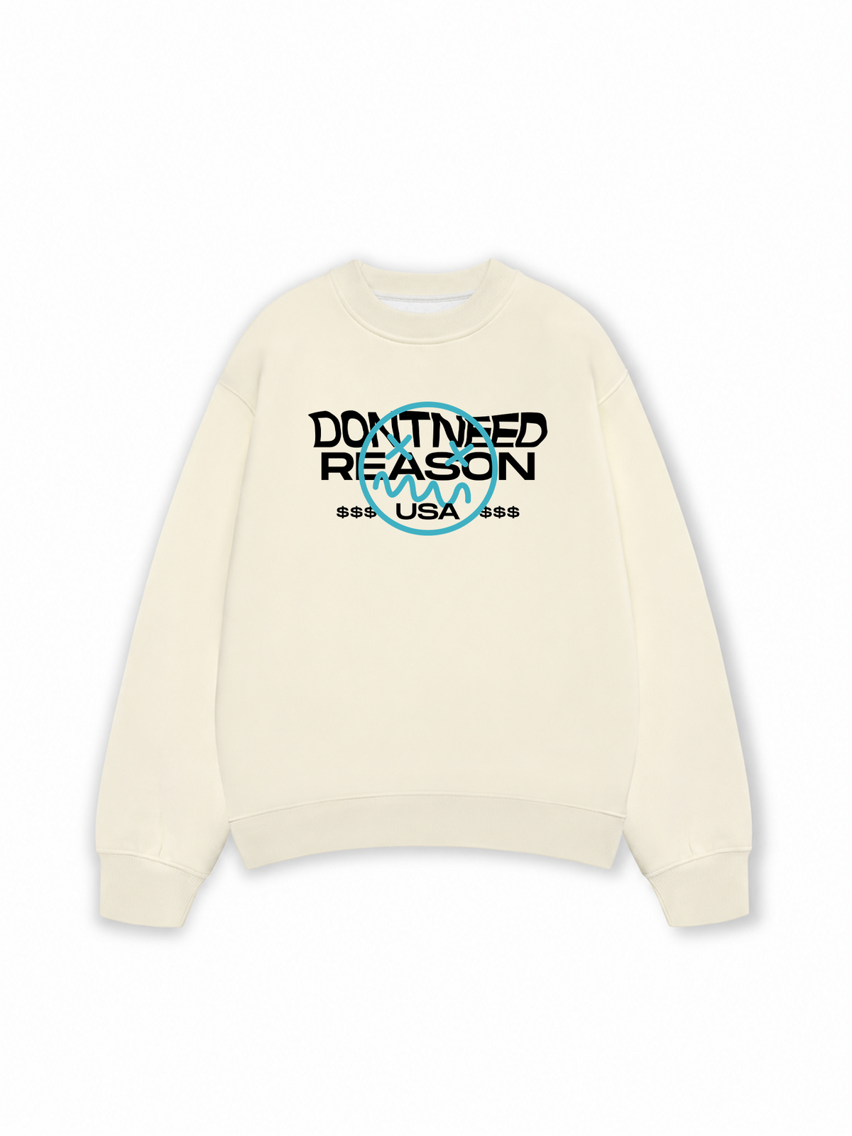 Áo Sweater Nỉ Hai Da USA Dont Need Reason