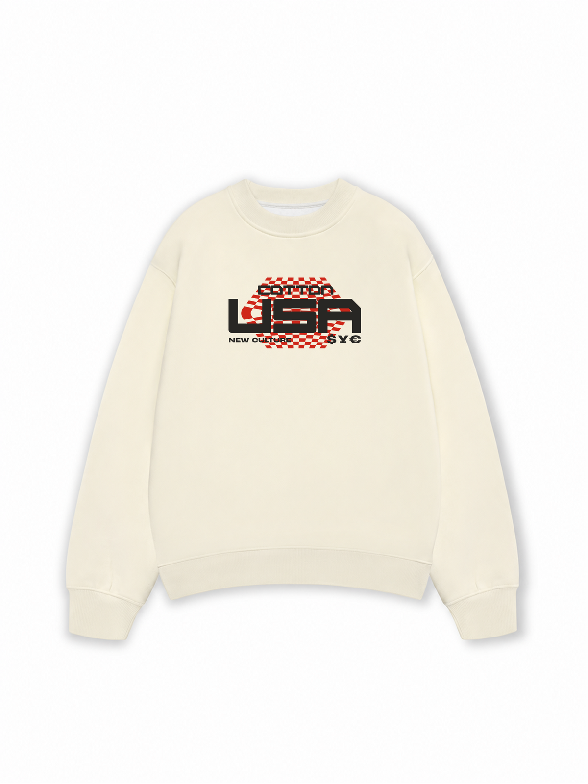 Áo Sweater Nỉ Hai Da USA New Culture