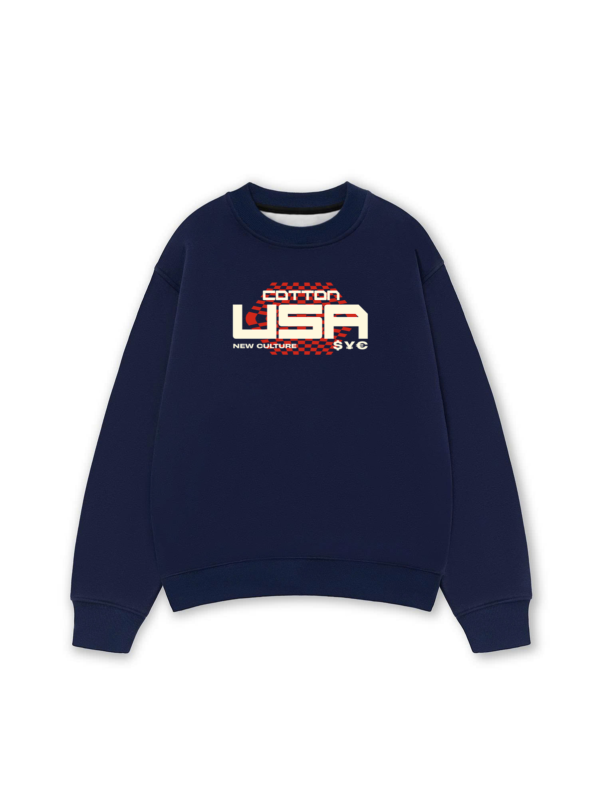 Áo Sweater Nỉ Hai Da USA New Culture