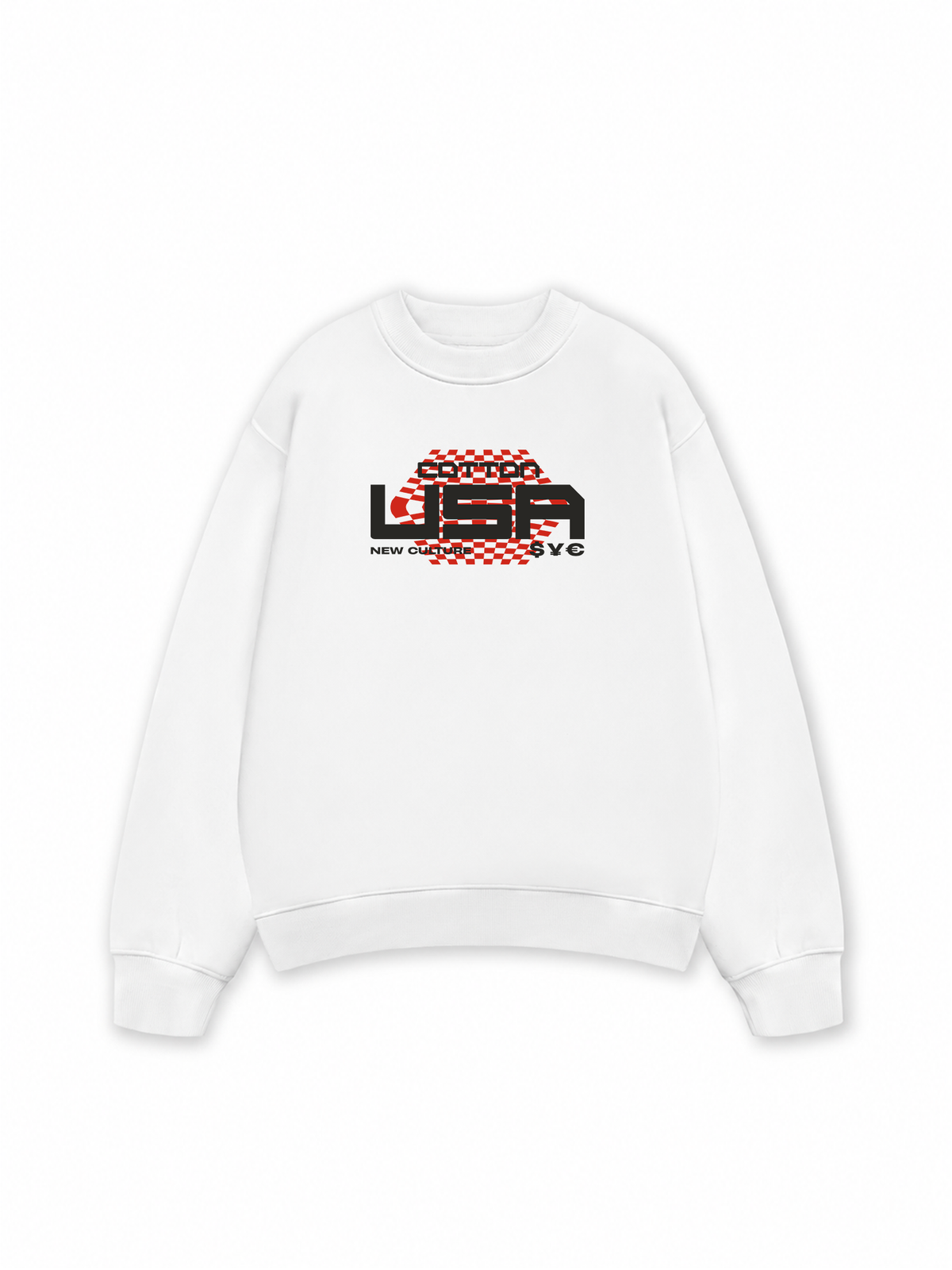 Áo Sweater Nỉ Hai Da USA New Culture
