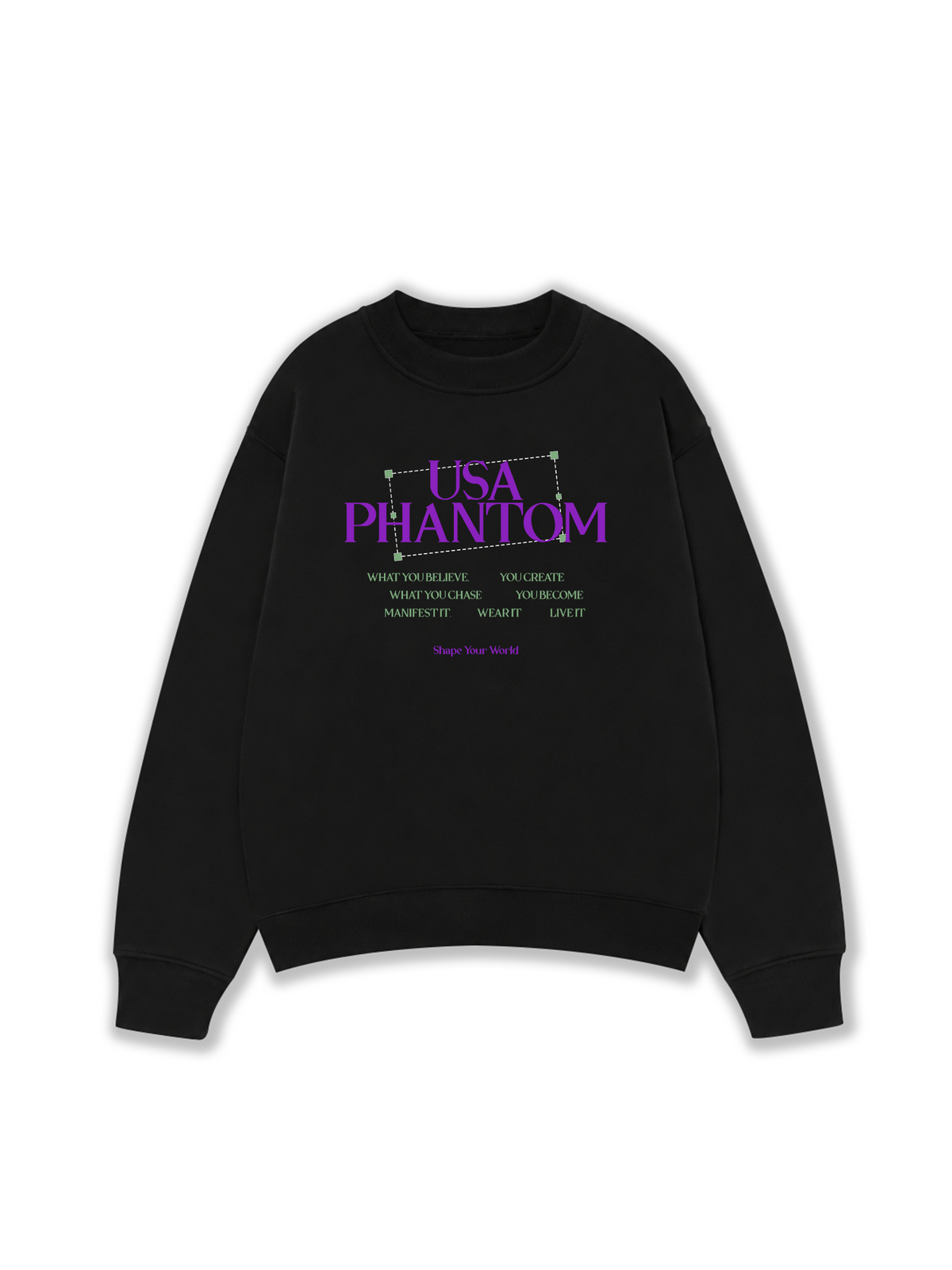 Áo Sweater Nỉ Hai Da USA Phantom Chase